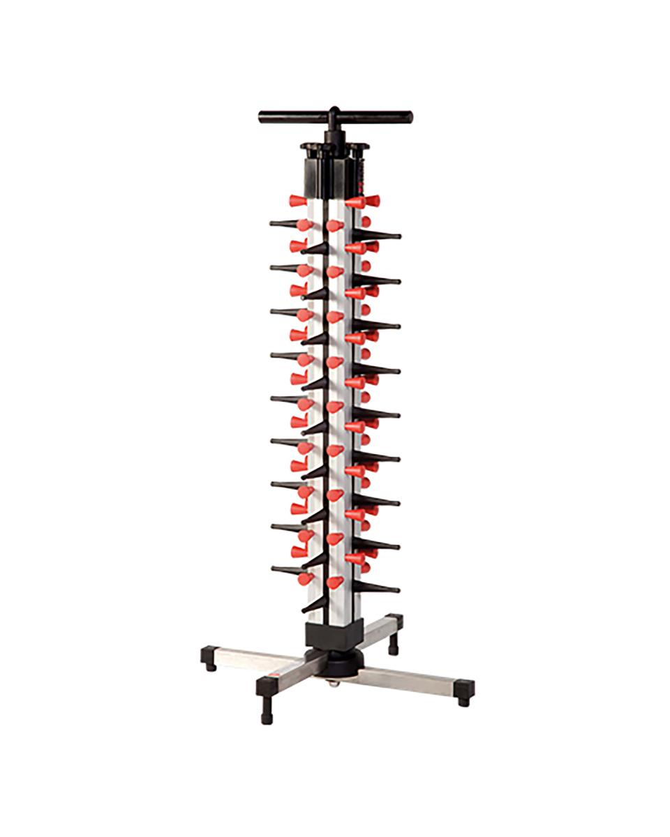 Bordenrek Tafelmodel - H 100 x 36 x 36 CM - 5.2 KG - RVS - Plate Mate - 556012