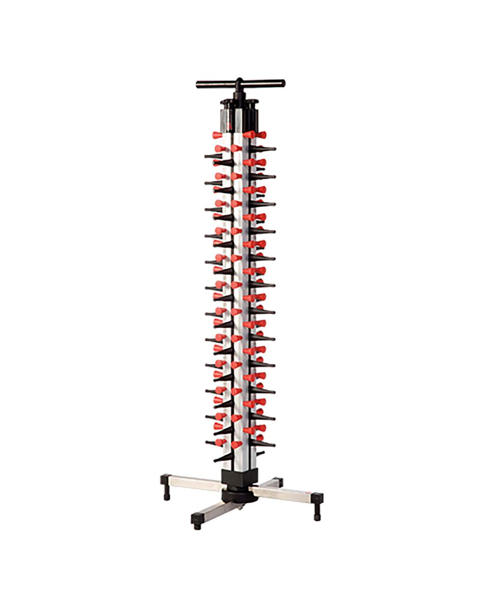 Bordenrek Tafelmodel - H 120 x 36 x 36 CM - 6.4 KG - RVS - Plate Mate - 556013