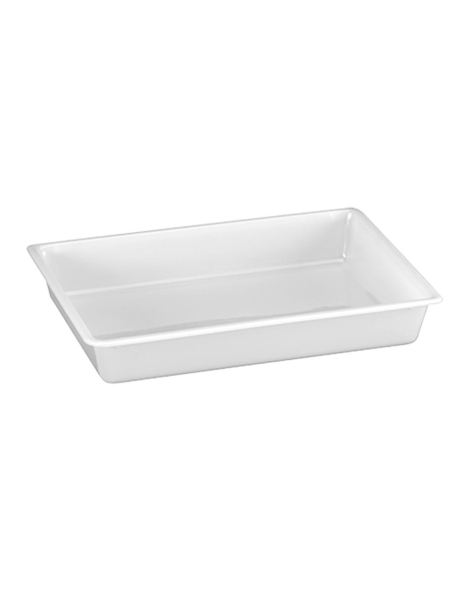 Restbak - H 8.5 x 53.5 x 38.5 CM - 0.8 KG - Polypropyleen - Wit - 12 Liter - -40°C / +75°C - Denox - 600014