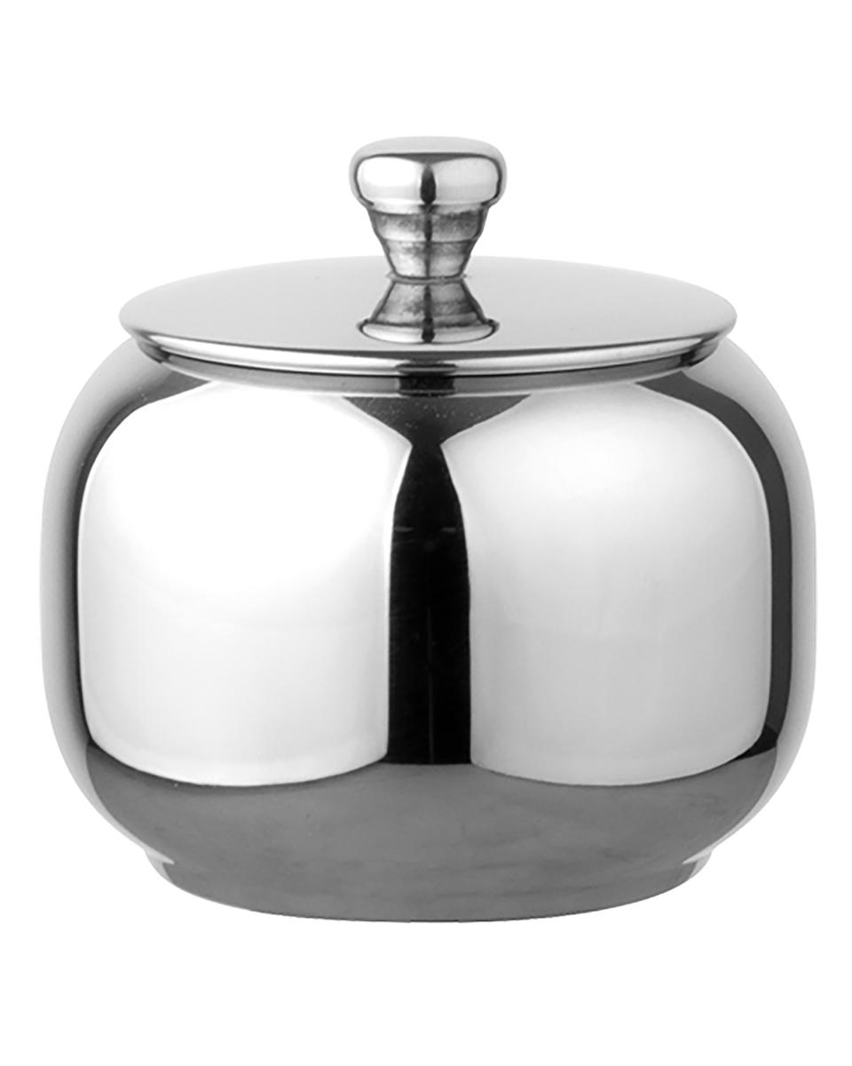 Suikerpot - H 8 CM - 0.21 KG - Ø9 CM - RVS 18/10 - 0.35 Liter - 635012