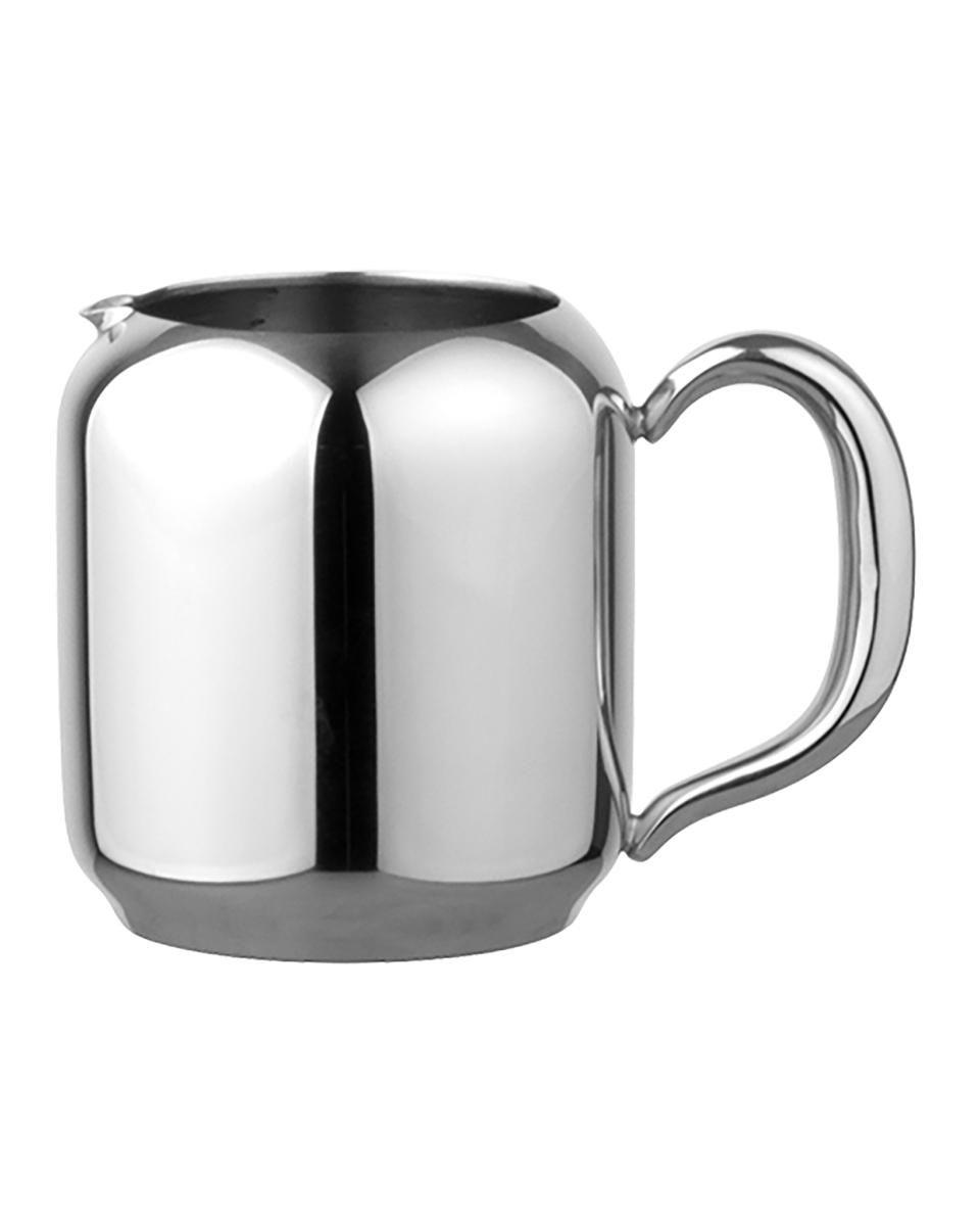 Roomkan - H 7 CM - 0.105 KG - Ø7 CM - RVS 18/10 - 0.15 Liter - 635015