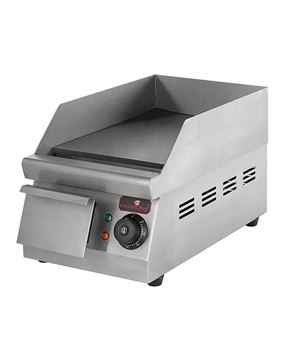 Bakplaat - H 27 x 26 x 46.5 CM - 16.5 KG - 220 - 240 V - 1500 W - RVS - Glad - +50°C / +300°C - Caterchef - 688500