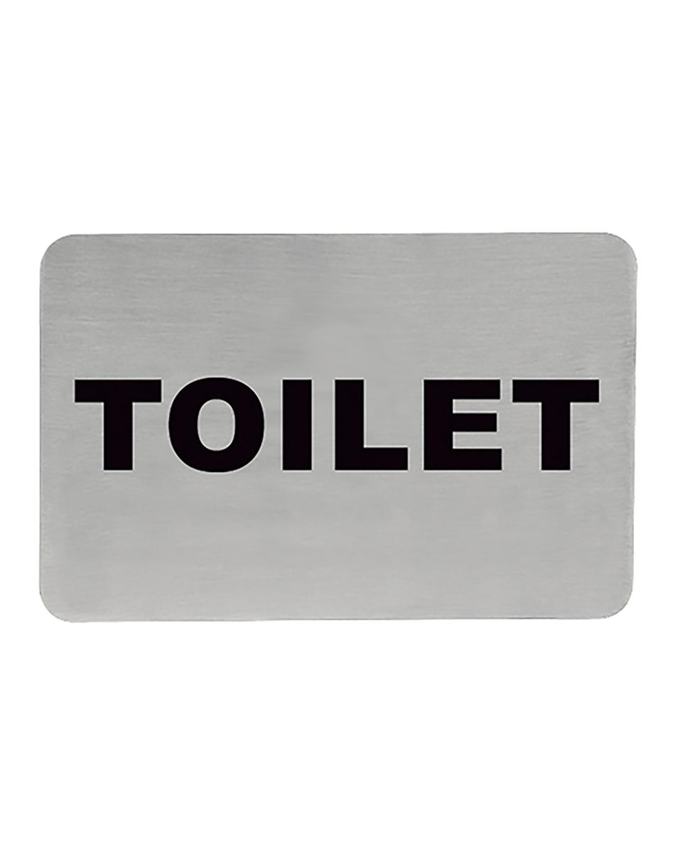 Infobord - H 6 x 11 CM - 0.05 KG - RVS - 705207
