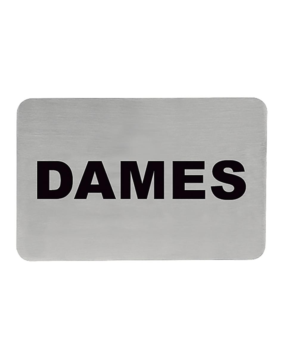 Infobord - H 6 x 11 CM - 0.05 KG - RVS - 705210
