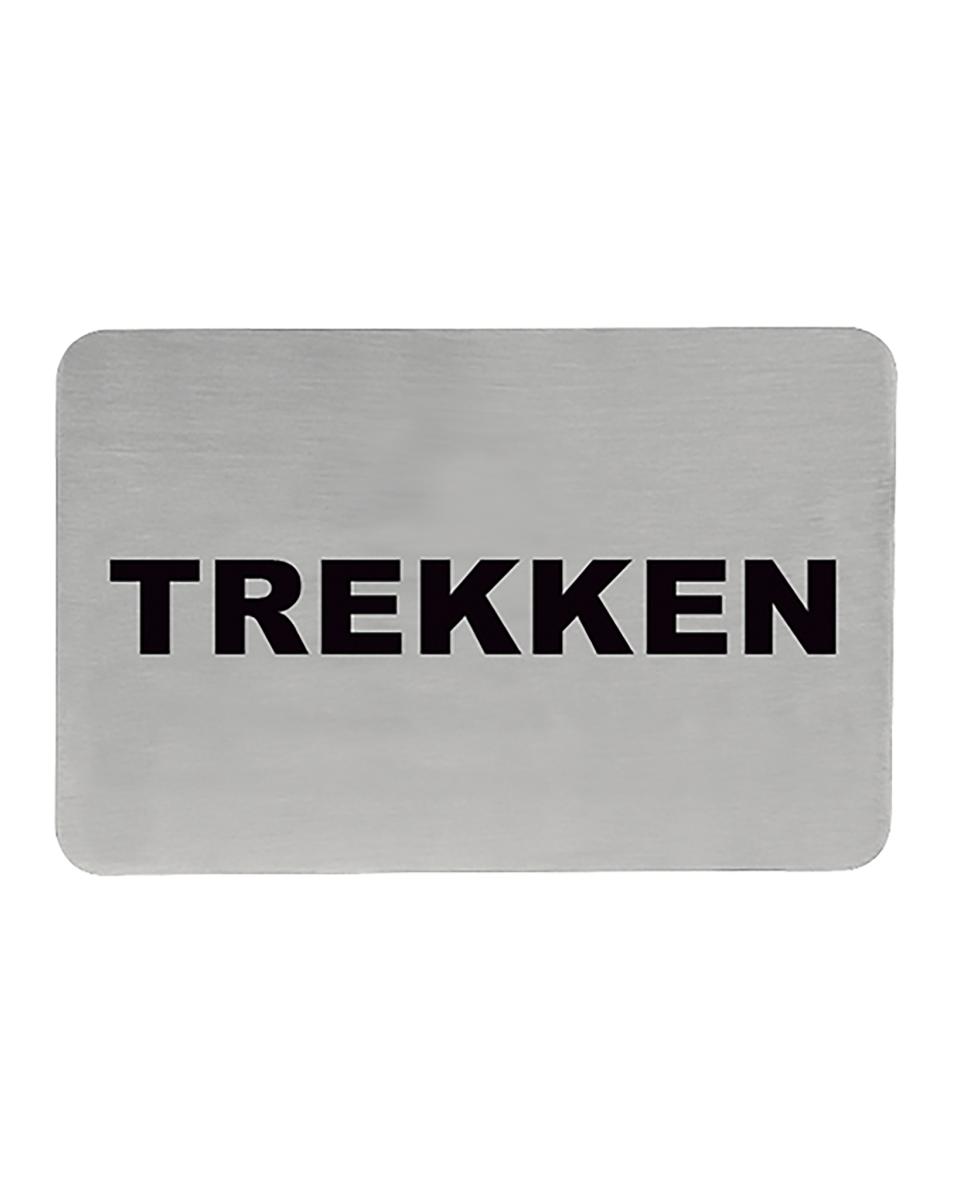 Infobord - H 6 x 11 CM - 0.05 KG - RVS - 705211