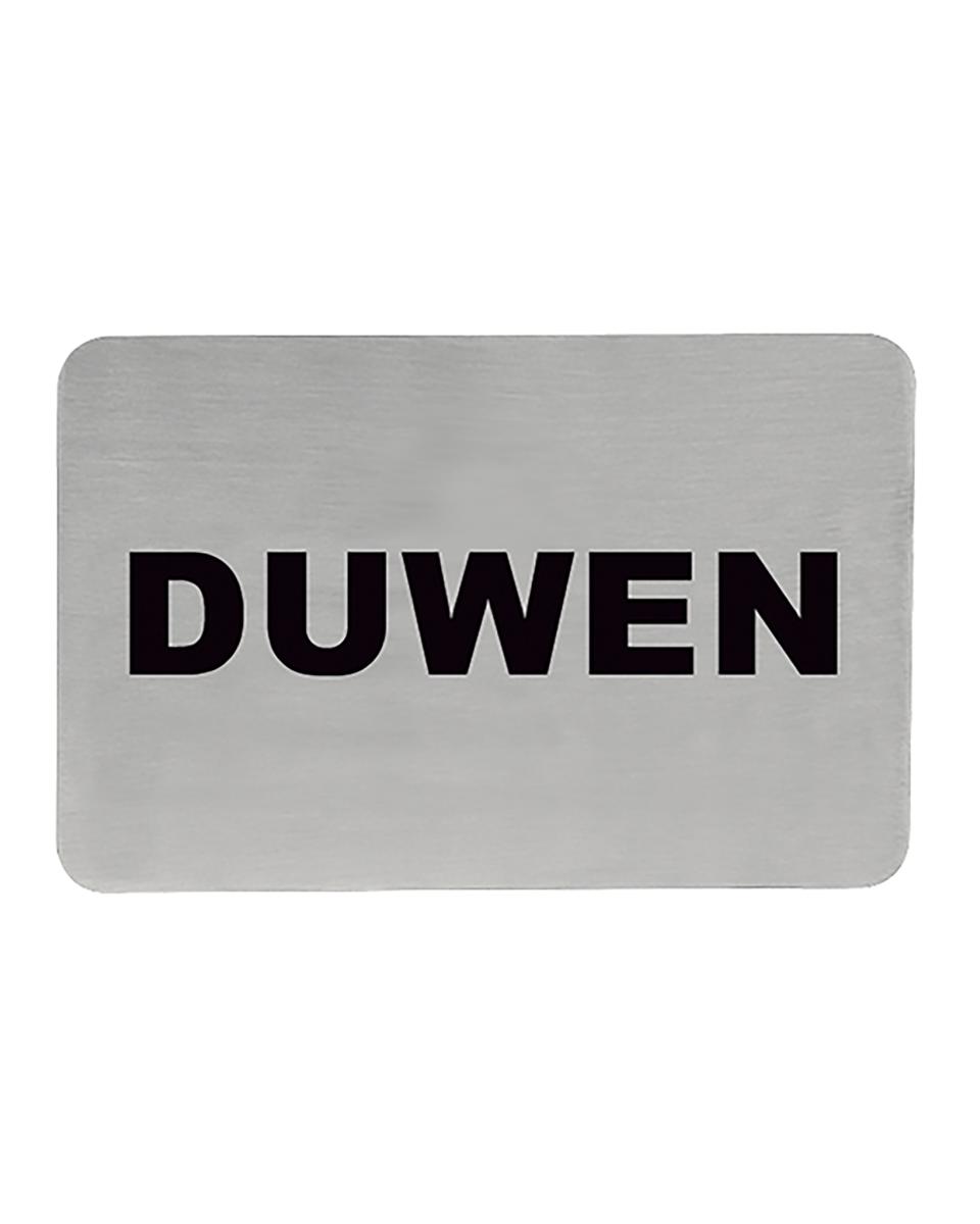 Infobord - H 6 x 11 CM - 0.05 KG - RVS - 705212