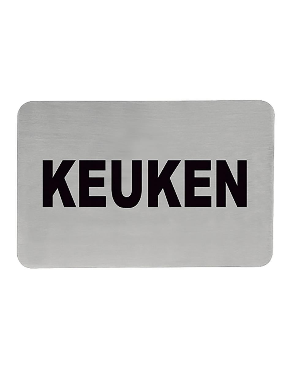 Infobord - H 6 x 11 CM - 0.05 KG - RVS - 705215
