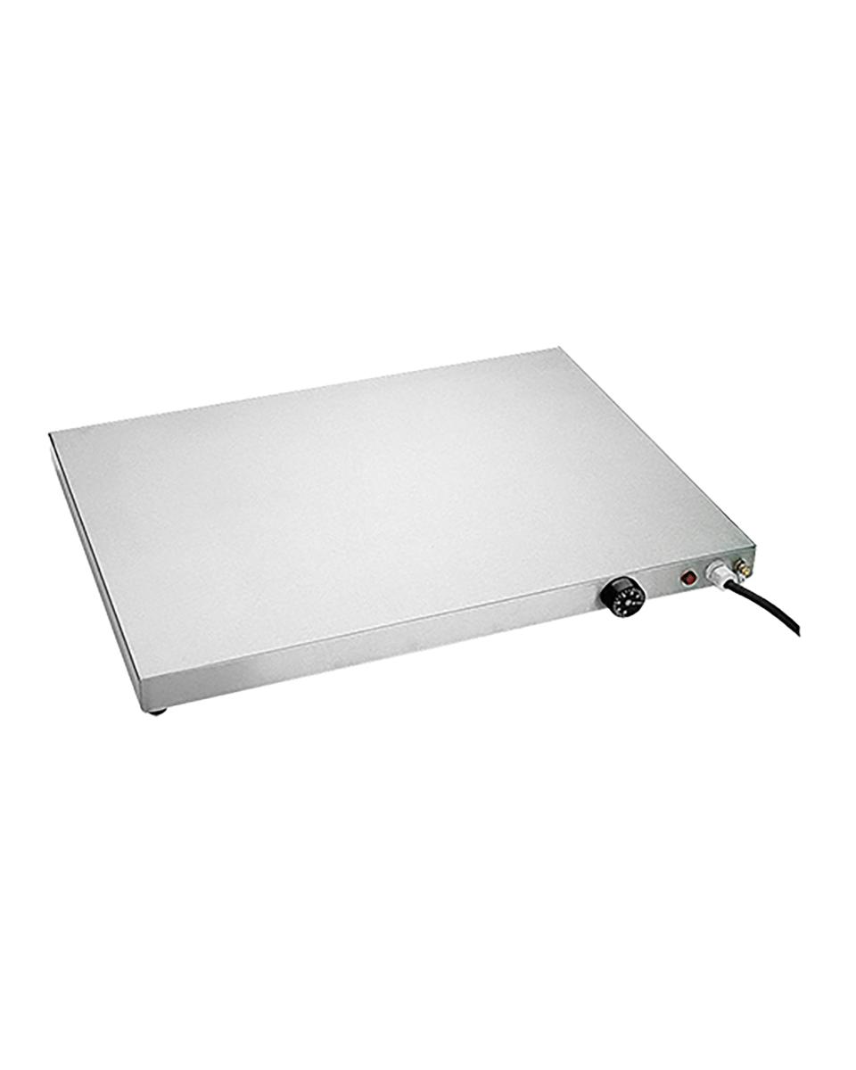Warmhoudplaat - H 6 x 65 x 55.3 CM - 11 KG - 220 - 240 V - 750 W - RVS - +30°C / +90°C - Caterchef - 710021