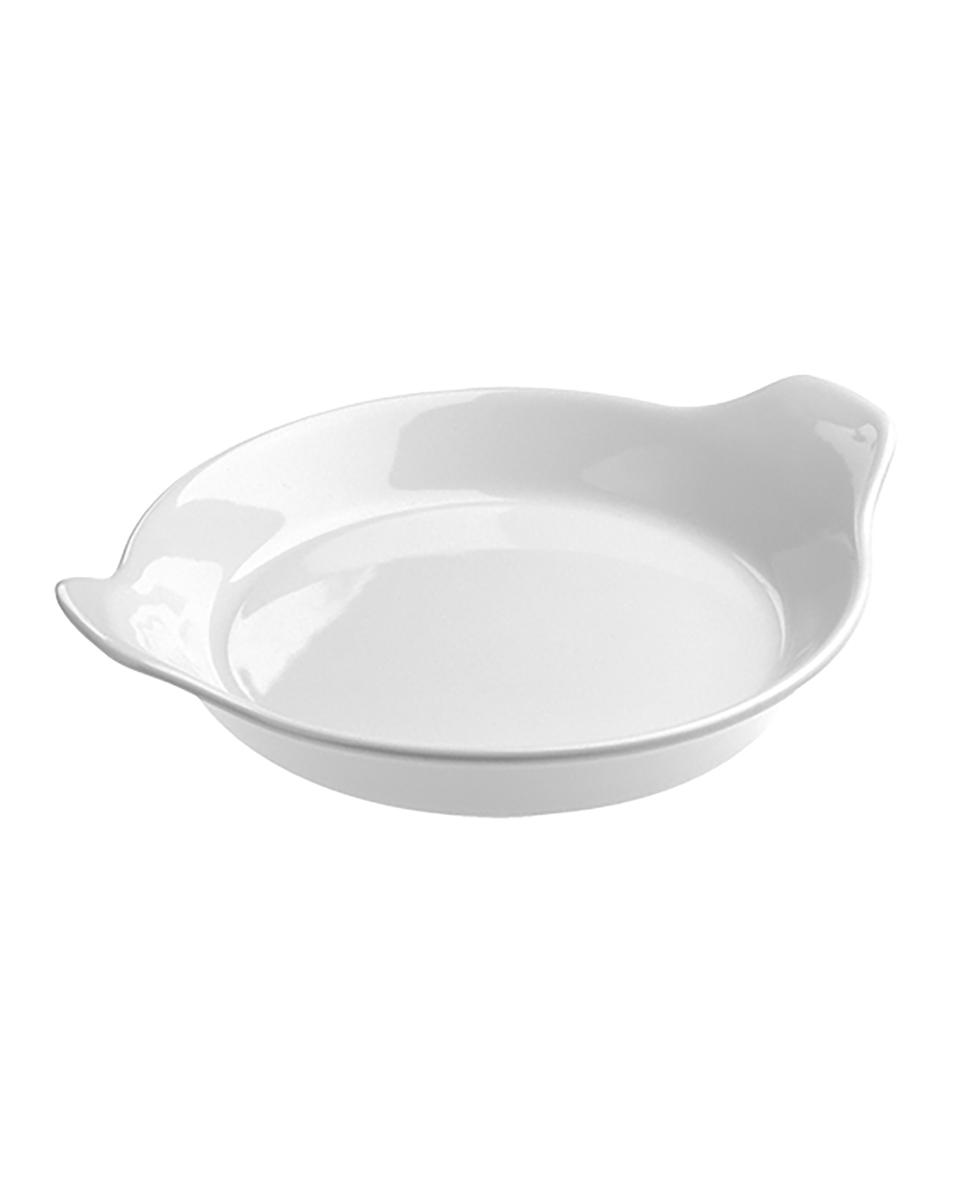 Eierschaal - H 4.5 CM - 0.388 KG - Ø18 CM - Porselein - Wit - 0.35 Liter - Revol - 735062