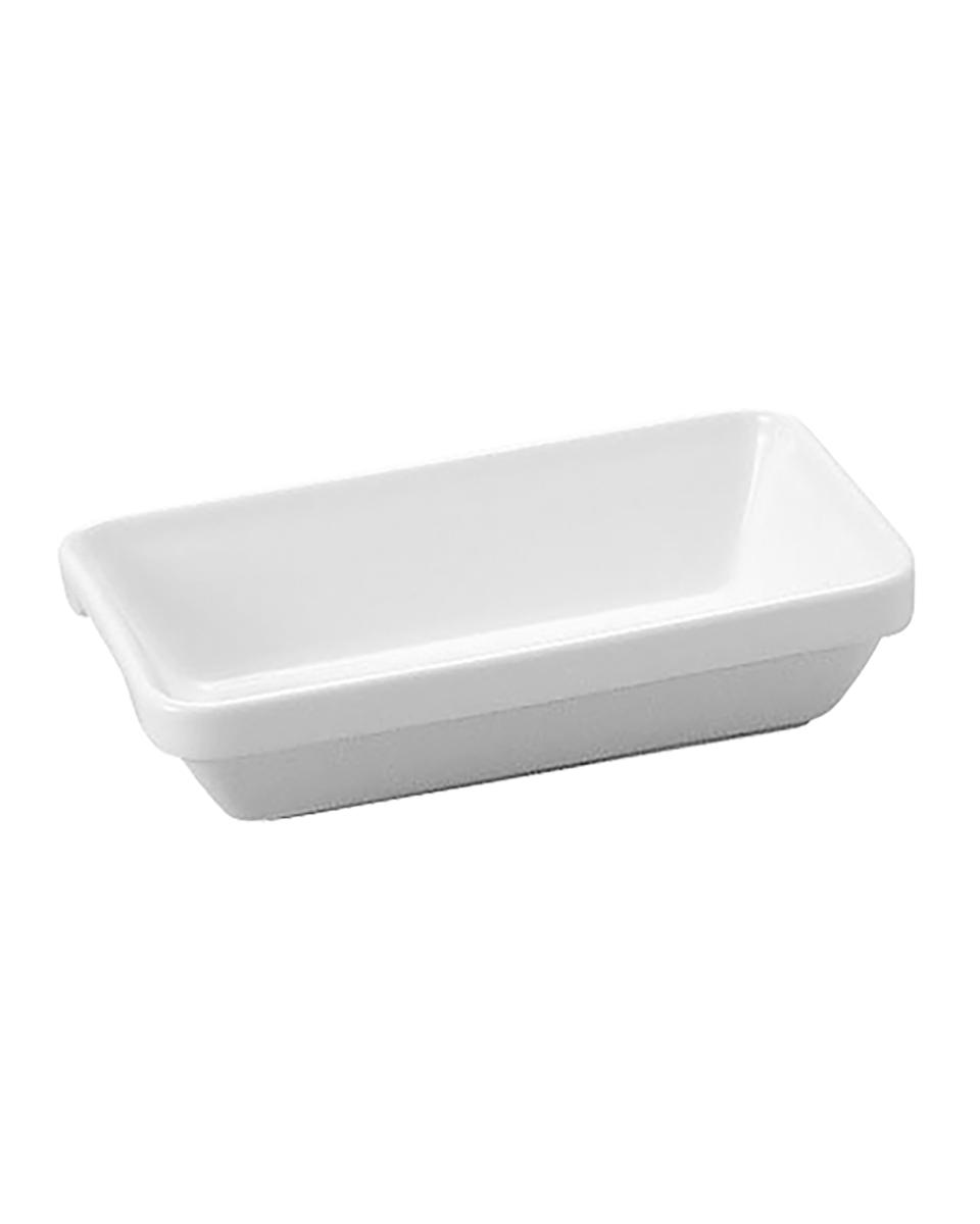 Gratineerschaal - H 3.6 x 14.9 x 9.4 CM - 0.235 KG - Porselein - Wit - Revol - 735630