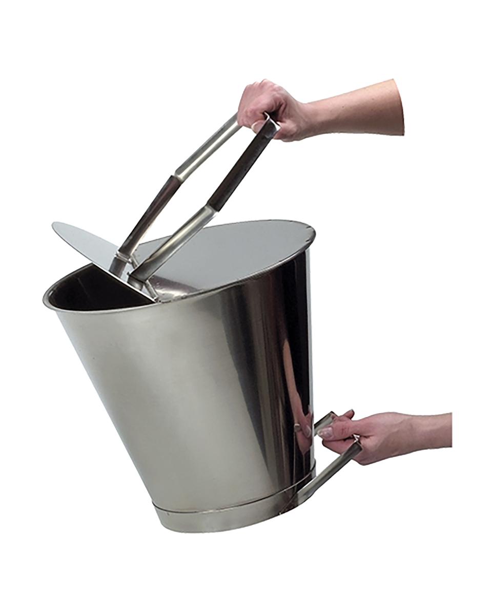 Vetopvang Emmer - H 32 CM - 2 KG - RVS 18/10 - 17 Liter - 820017