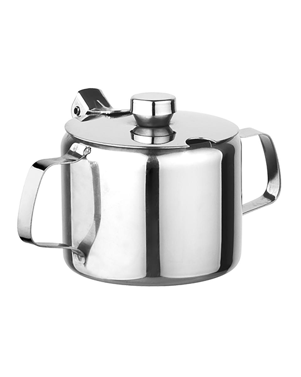 Suikerpot - H 8 CM - 0.11 KG - Ø8 CM - RVS - 0.2 Liter - 861013