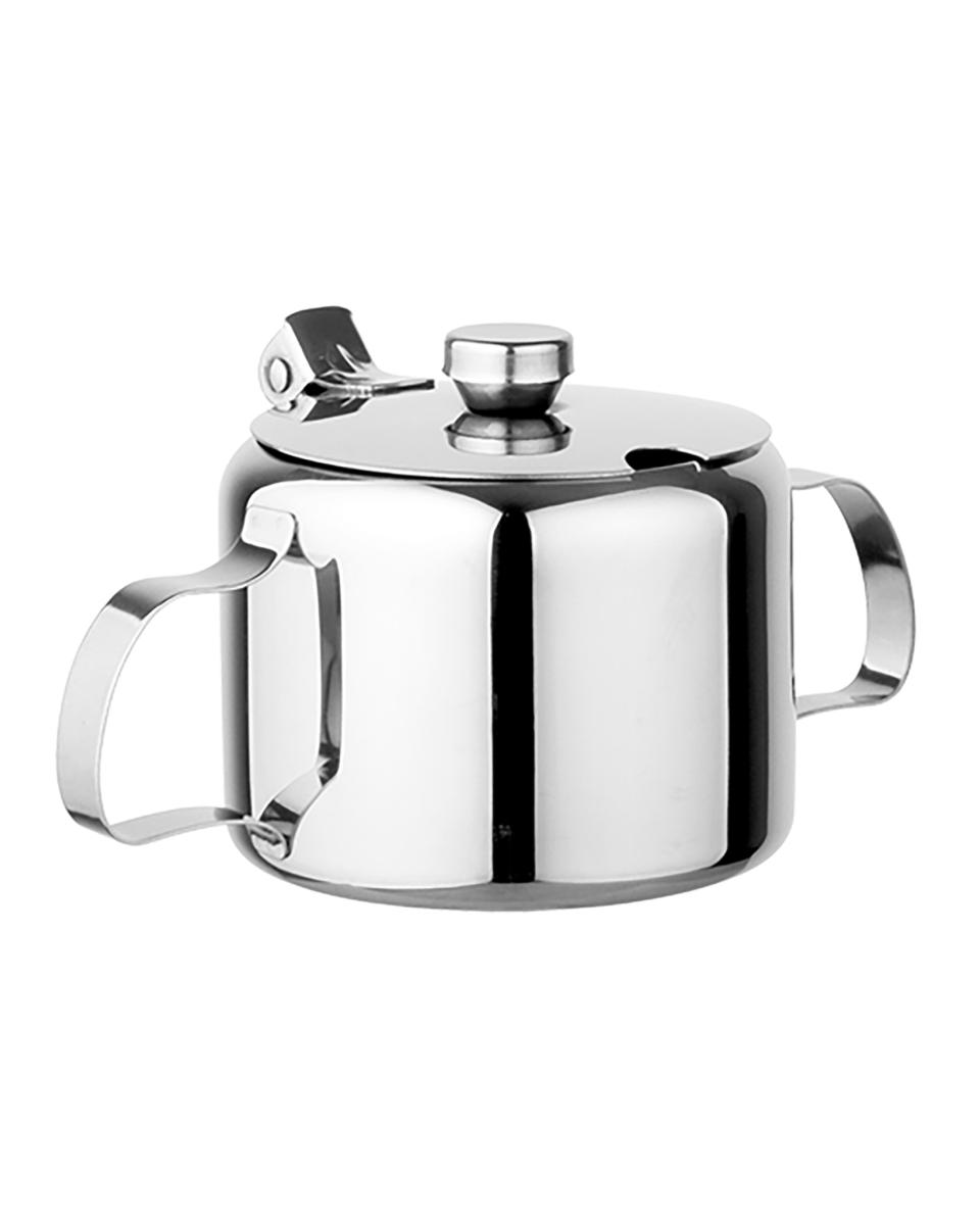Suikerpot - H 8 CM - 0.14 KG - Ø9 CM - RVS - 0.28 Liter - 861014