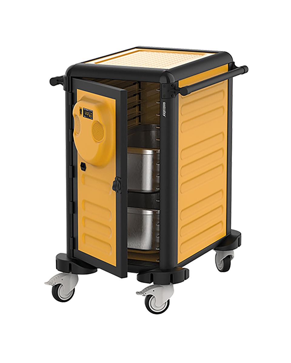 Warmhoudwagen - 1/1 GN - H 99 x 57 x 79 CM - 220-240 V - 300 W - +65°C / +90°C - Caterchef - 640041