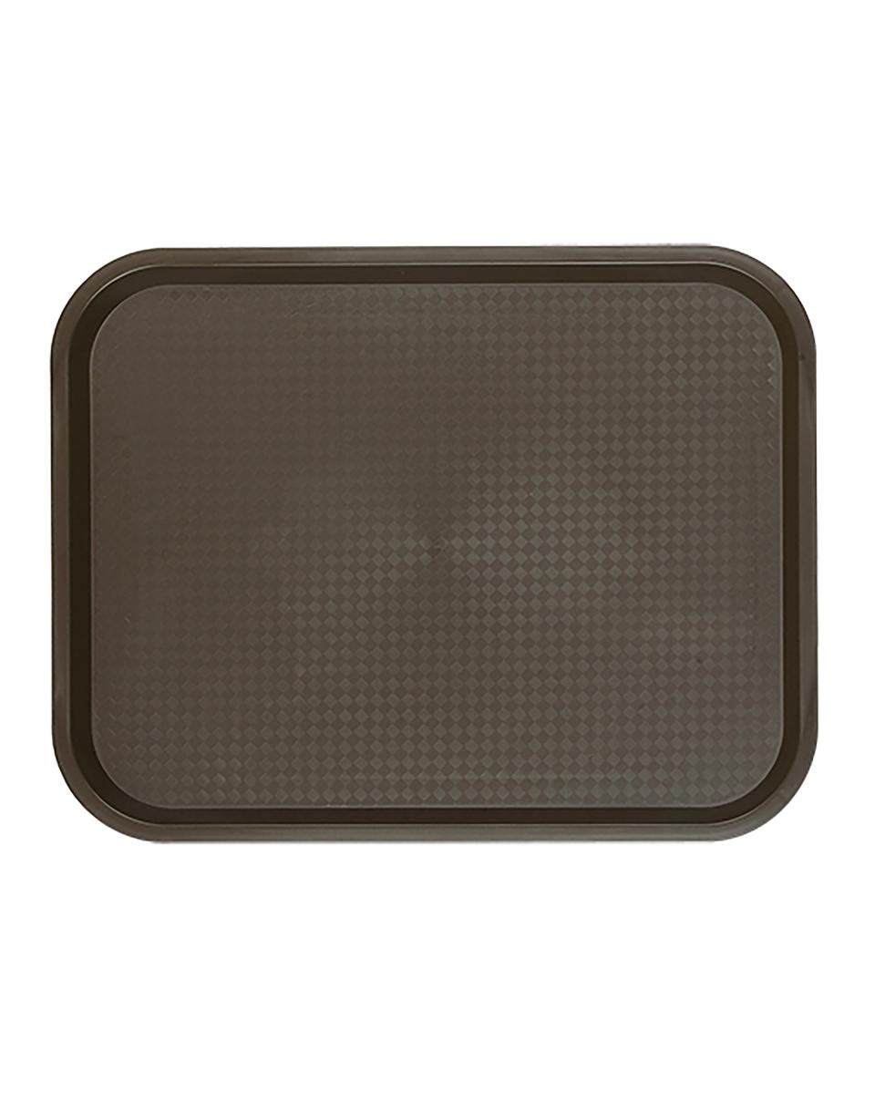 Dienblad - H 2 x 35 x 27 CM - 0.28 KG - Polypropyleen - Bruin - Caterchef - 430151
