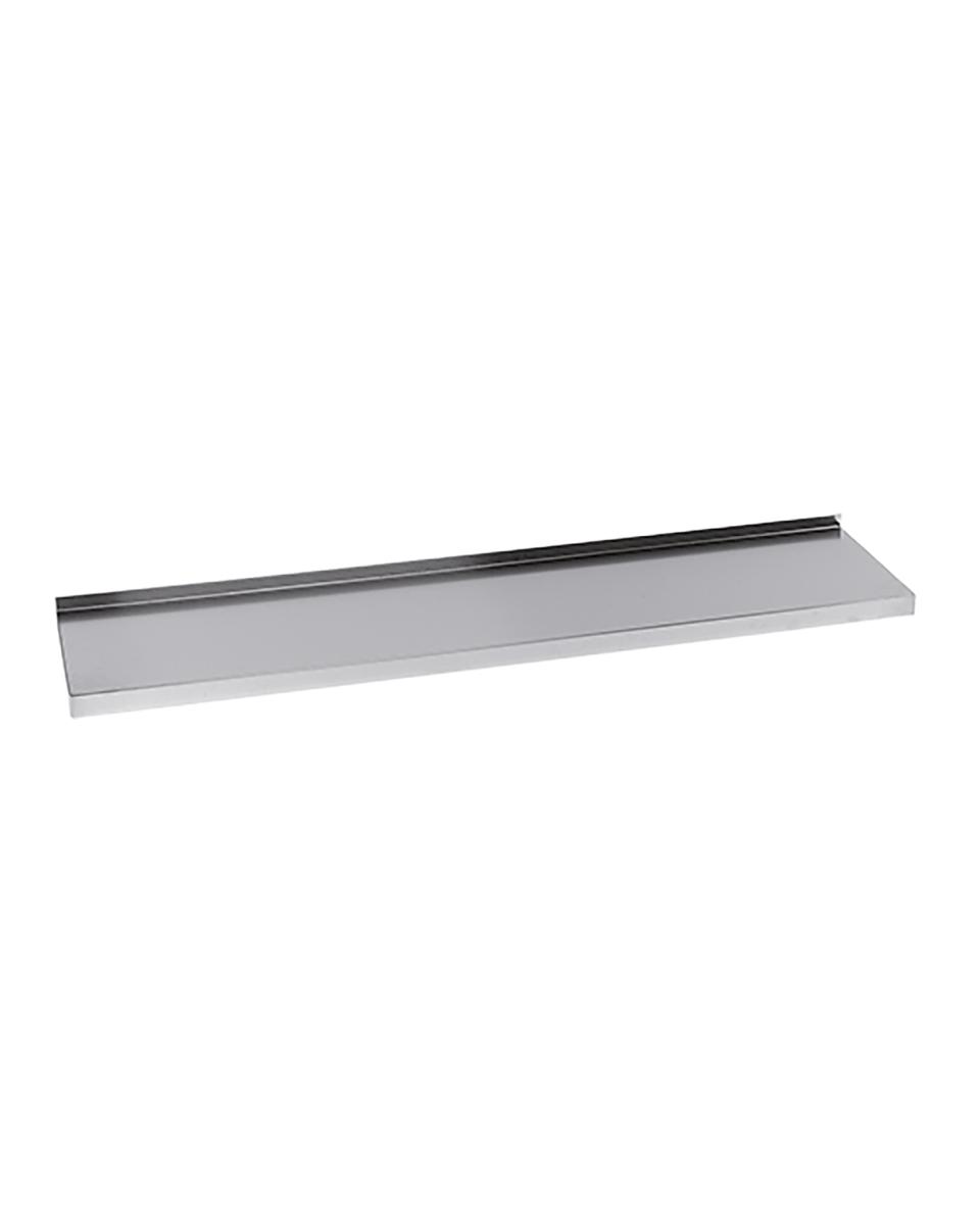 Wandplank - H 4 x 200 x 30 CM - 5 KG - RVS - Multinox - 317085