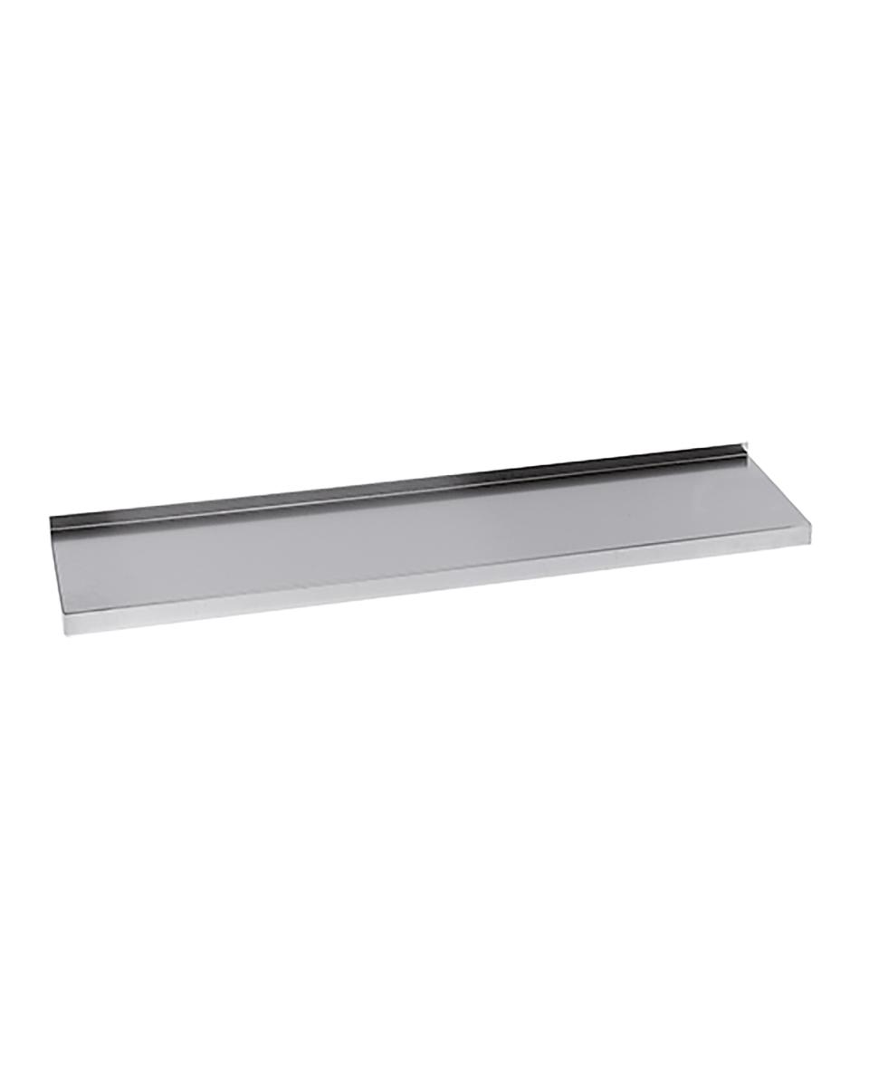 Wandplank - H 4 x 180 x 30 CM - 4.6 KG - RVS - Multinox - 317084