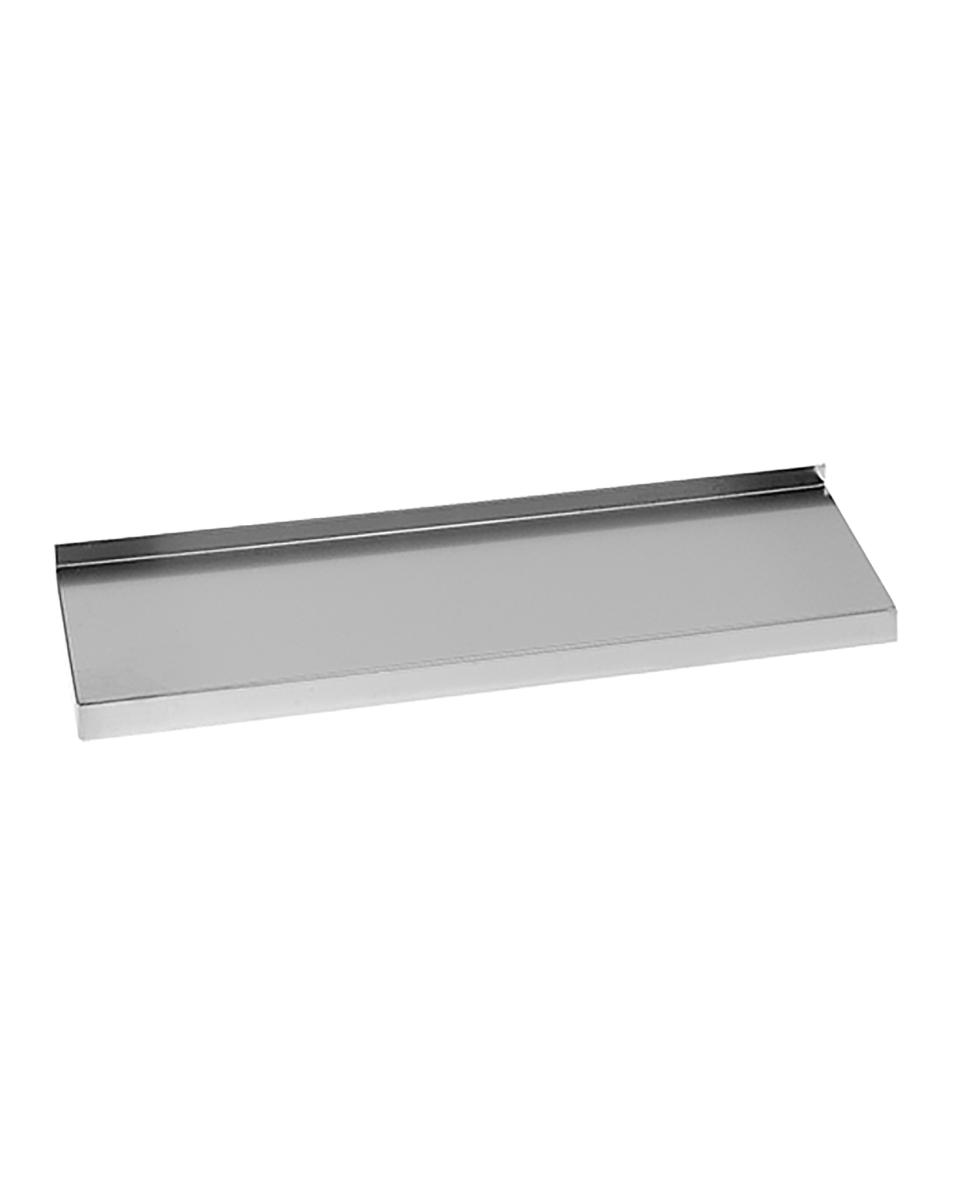 Wandplank - H 4 x 120 x 30 CM - 2.8 KG - RVS - Multinox - 317081