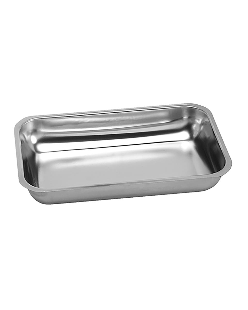 Vleesbak - H 8 x 46 x 28 CM - 1.22 KG - RVS 18/08 - 885029