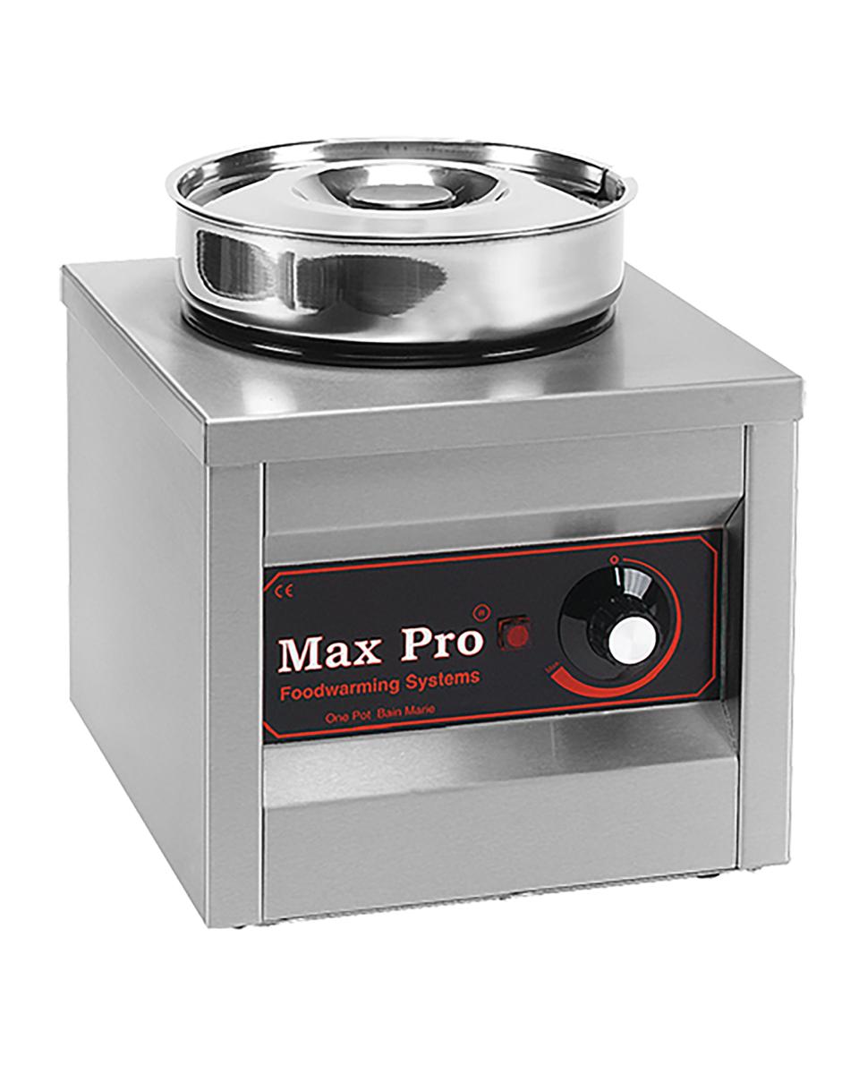 Spijzen Warmer - H 29 x 26.3 x 29 CM - 6.6 KG - 220 - 240 V - 250 W - RVS - 4.5 Liter - +30°C / +90°C - MaxPro - 921451
