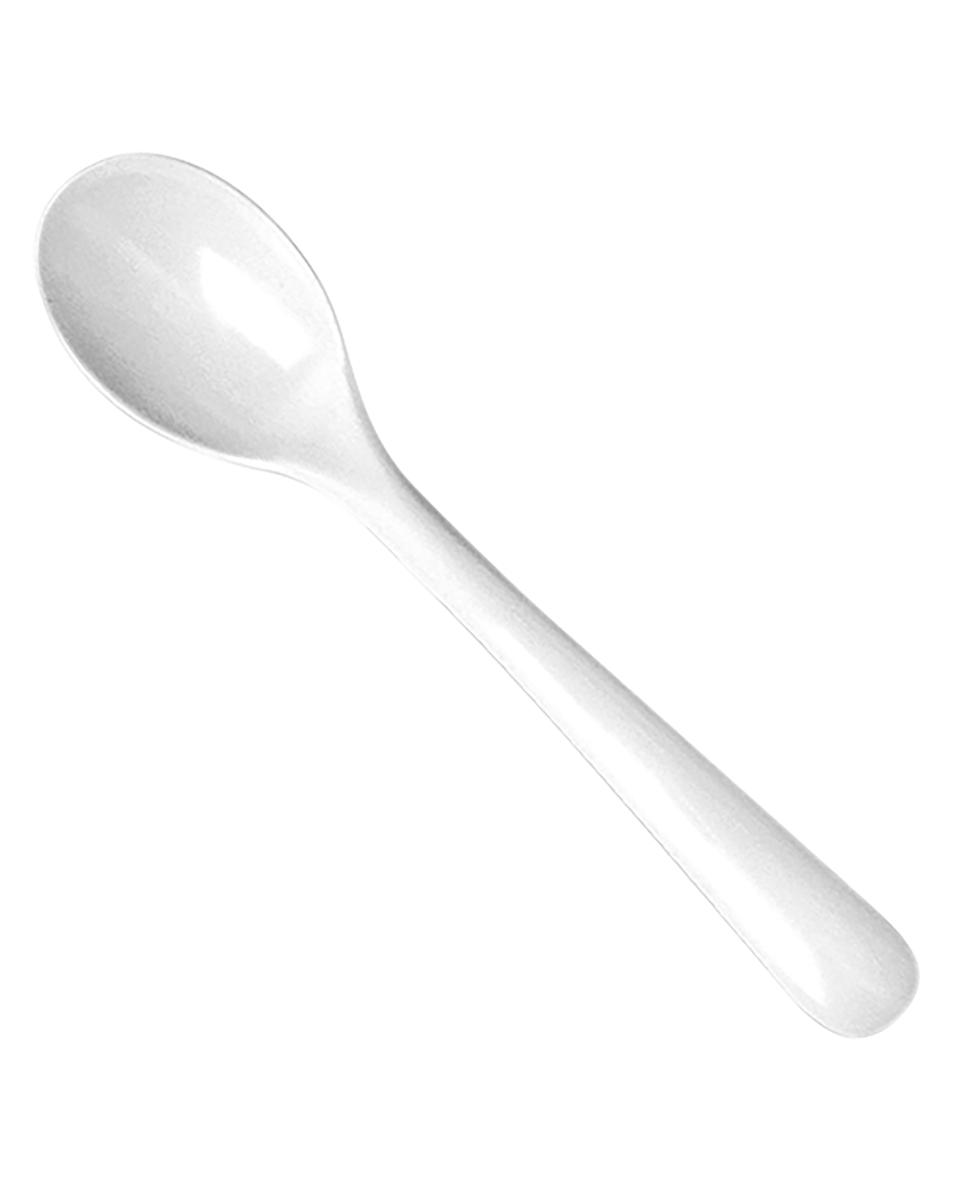 Eierlepel - 0.1 KG - 12 CM - Melamine - Wit - WACA - 937114