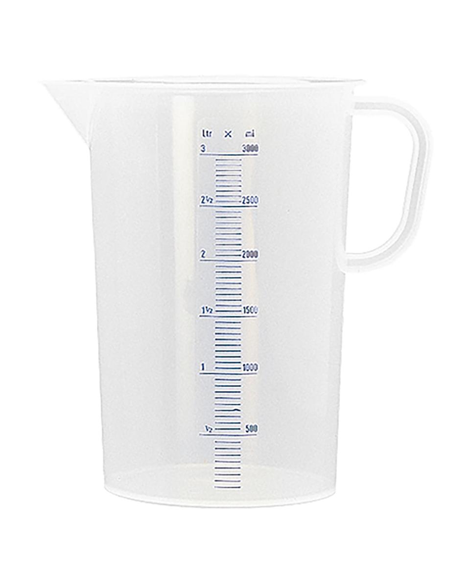 Maatbeker - H 25.5 CM - 0.38 KG - Ø20 CM - Polypropyleen - Transparant - 5 Liter - 027005