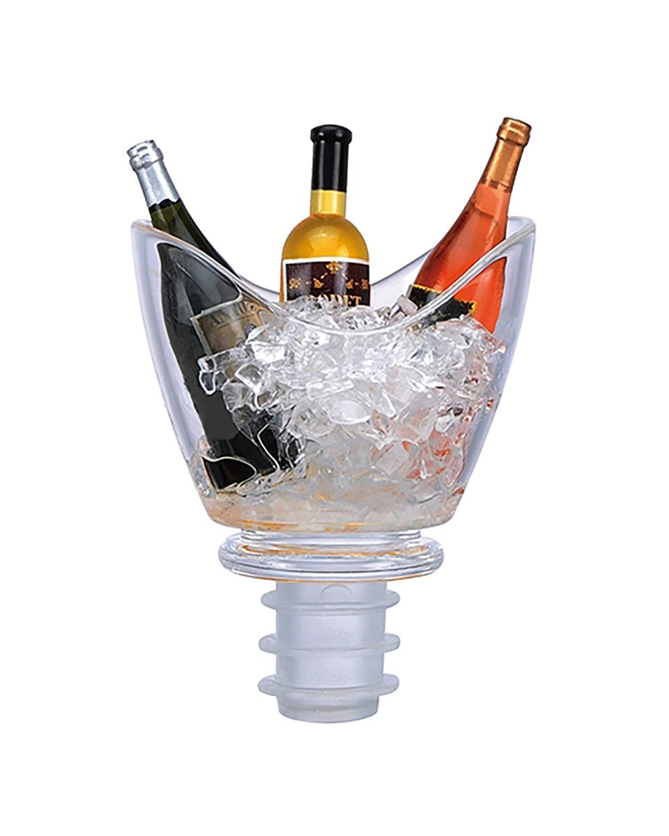 Champagnefles Afsluiter - 0.08 KG - Kunststof - 130055