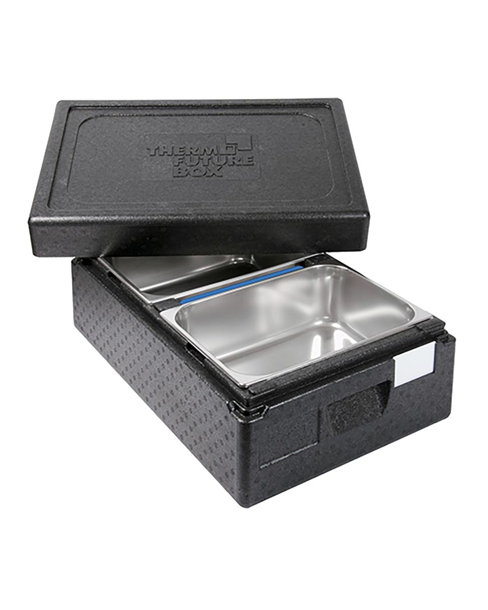 Thermobox - H 26 x 60 x 40 CM - 1.07 KG - Polypropyleen - Zwart - 10.6 Liter - Thermo Future Box - 235028