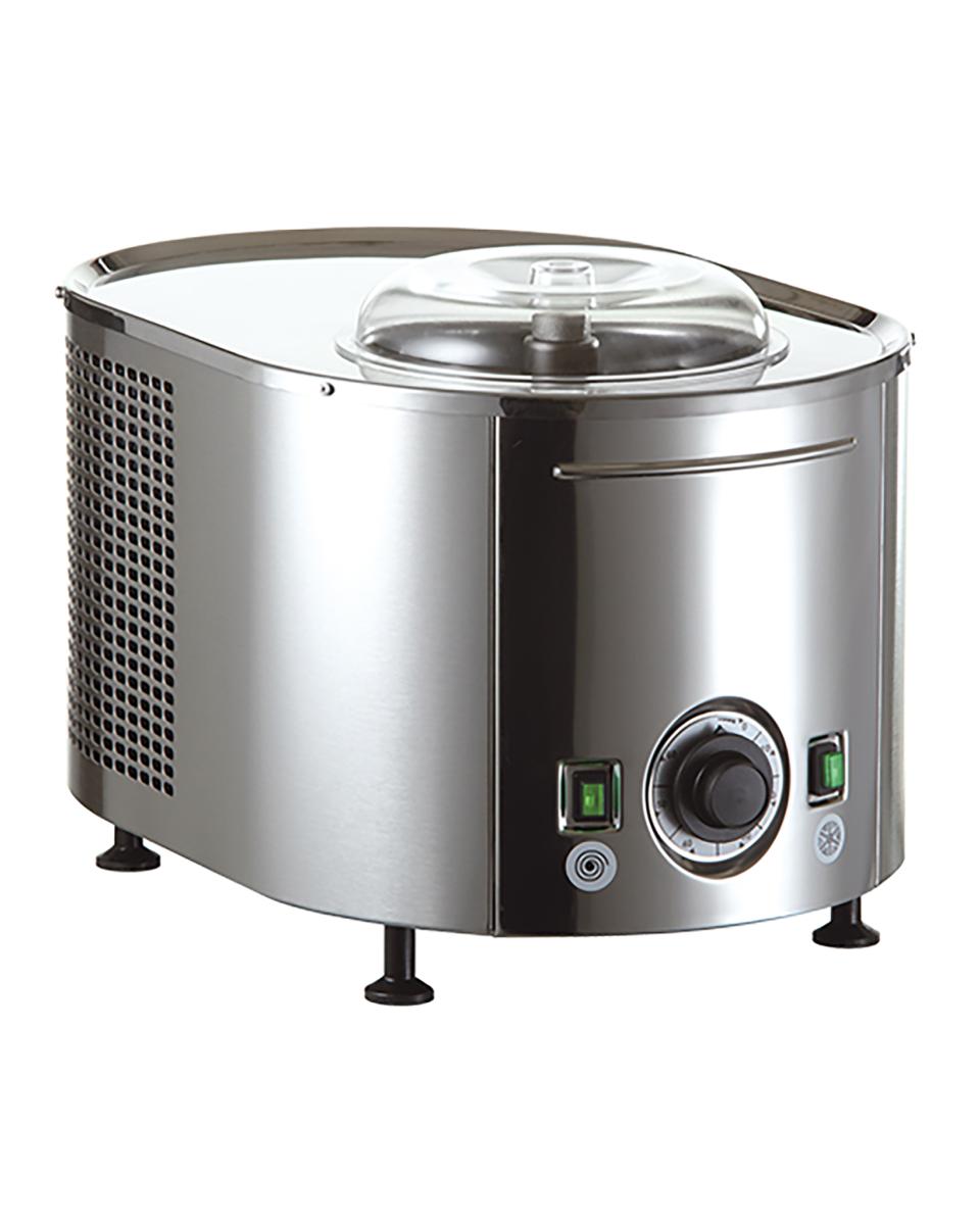 Sorbetiere - H 27 x 45 x 30 CM - 18 KG - 220 - 240 V - 200 W - Statische - R134A - RVS - -24°C / -28°C - Musso - 406002
