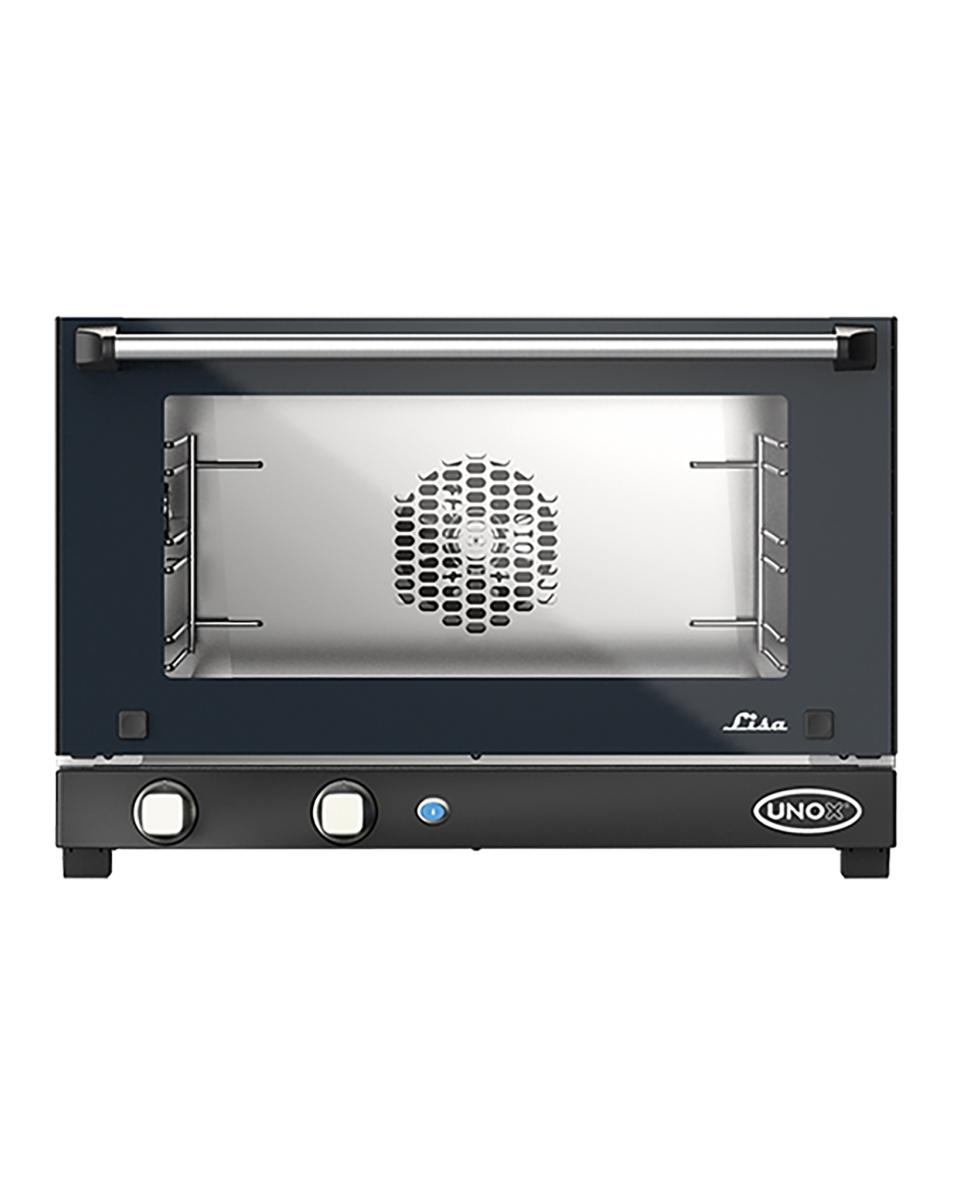Heteluchtoven - H 40.2 x 60 x 58.7 CM - 24.5 KG - 220 - 240 V - 2700 W - RVS - +80°C / +260°C - Unox - 596062