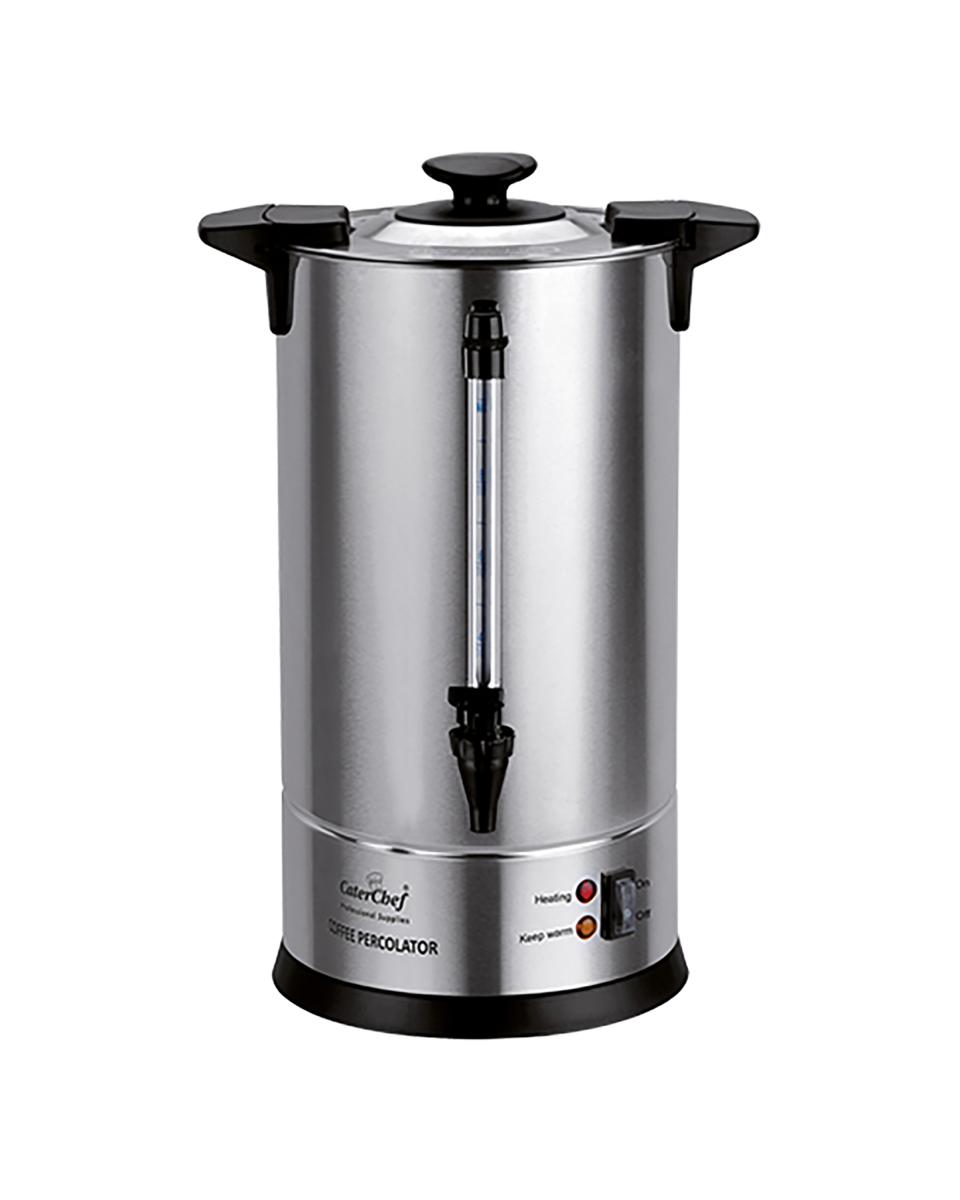 Percolator (Cap.080 - H 41.5 CM - 2.1 KG - Ø28 CM - 220 - 240 V - 950 W - RVS - 9 Liter - Caterchef - 688091