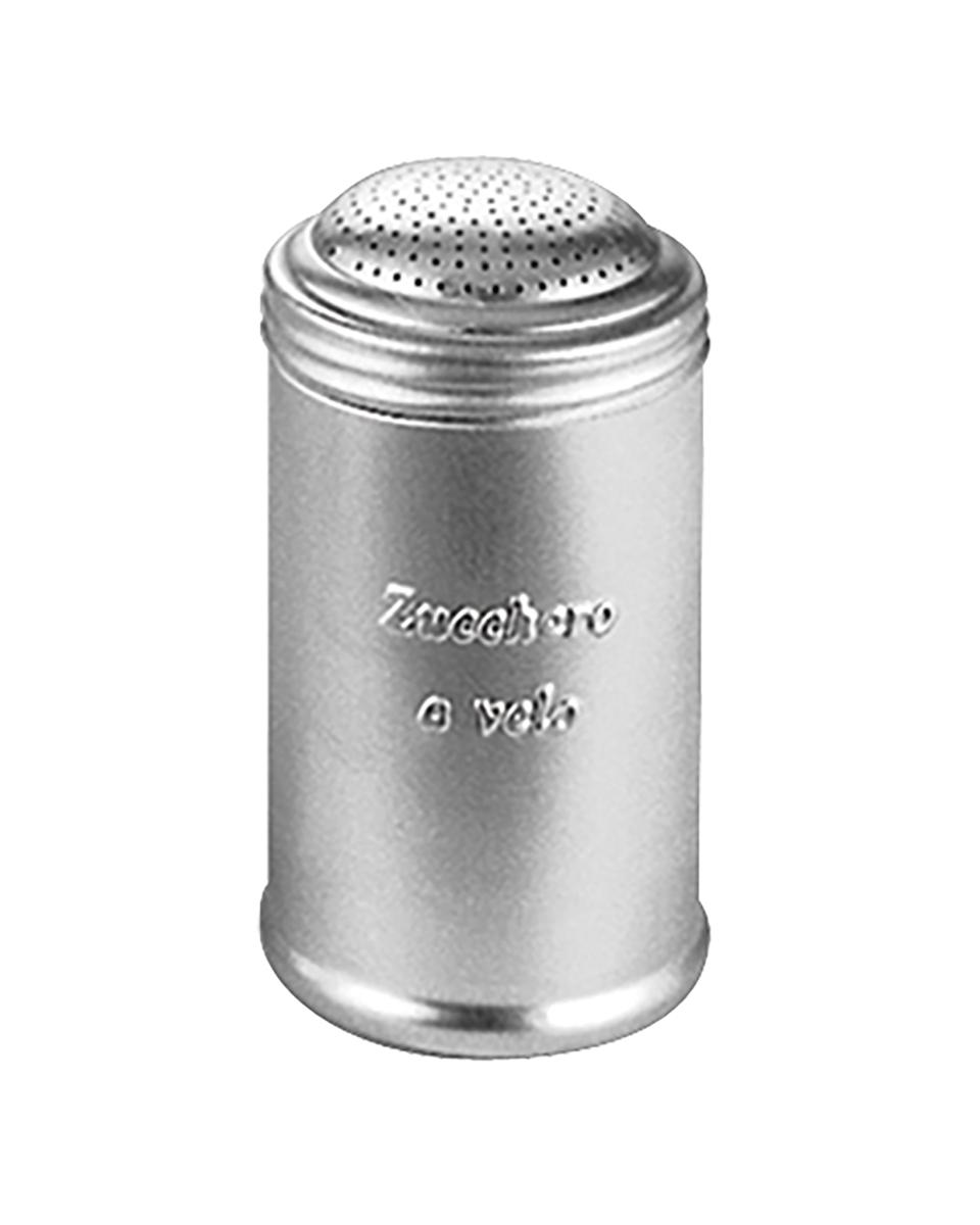 Poedersuikerstrooier - H 9.5 CM - 0.394 KG - Ø6.5 CM - Aluminium - 0.24 Liter - 833025