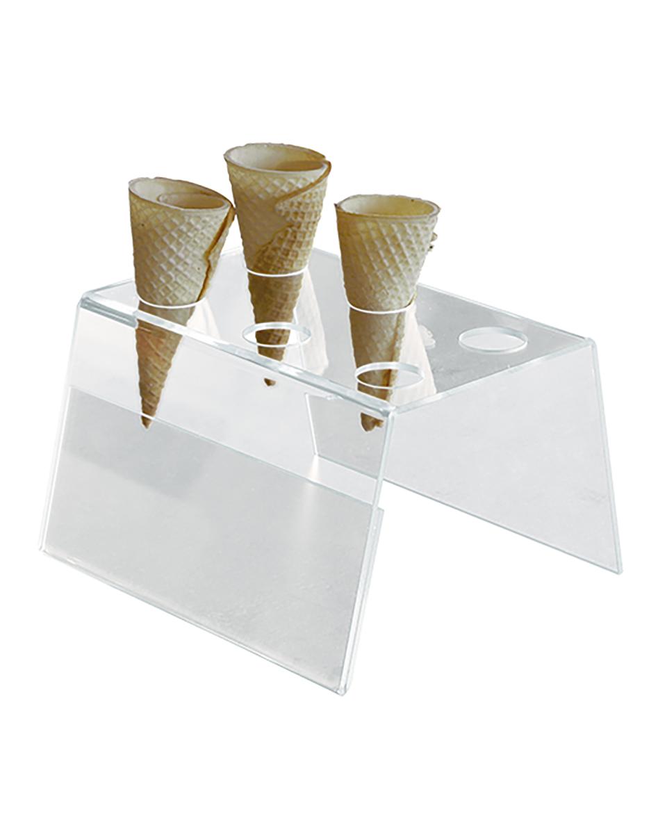 Standaard - H 13 x 20 x 18.5 CM - 0.3 KG - plexiglas - Transparant - 880006