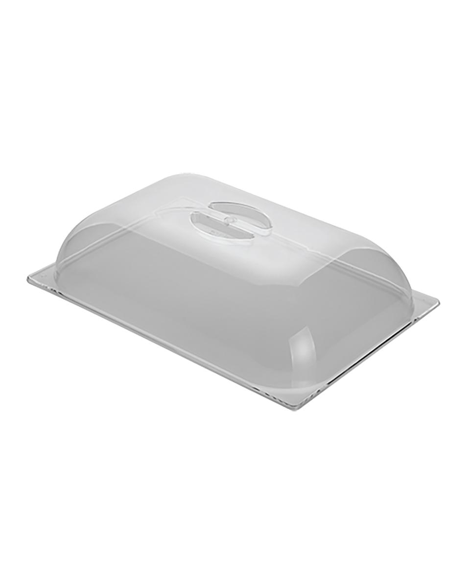 Deksel Ijs - H 7.6 x 36 x 25 CM - 0.345 KG - Polycarbonaat - Transparant - Verhoogd Model - 953948