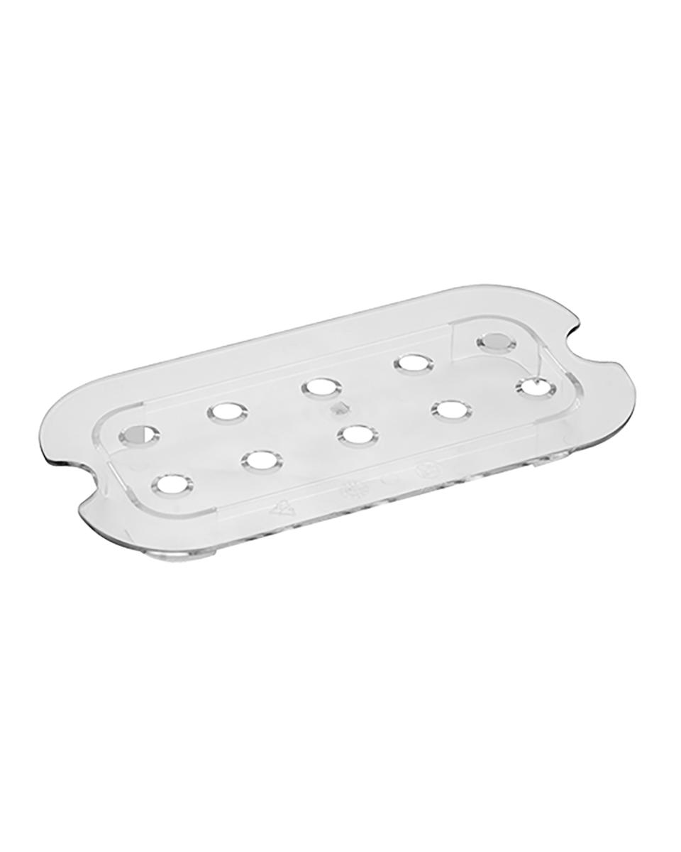 Lekrooster - 1/4 GN - Polycarbonaat - Transparant - -100°C / +100°C - Caterchef - 953047