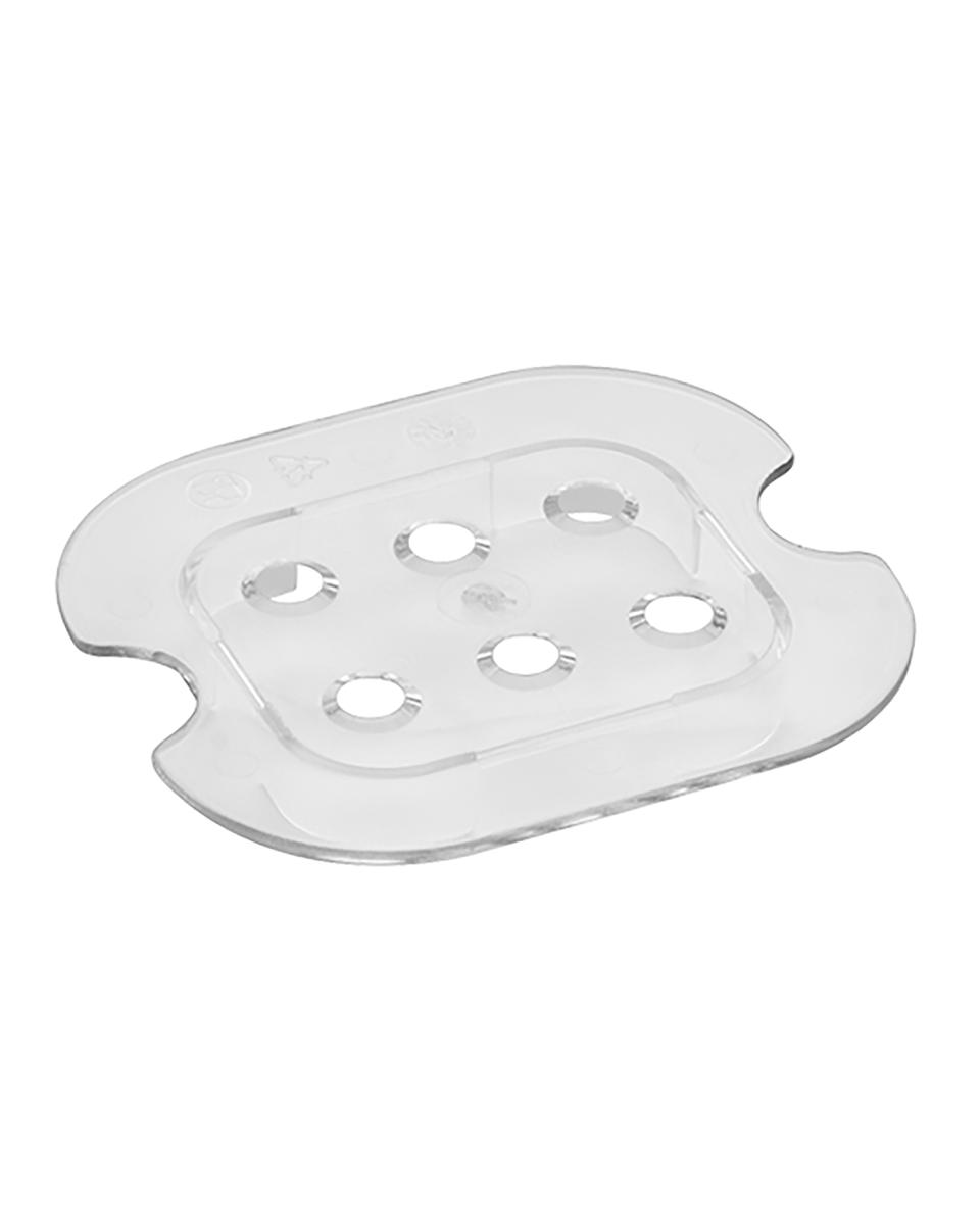 Lekrooster - 1/6 GN - Polycarbonaat - Transparant - -100°C / +100°C - Caterchef - 953067