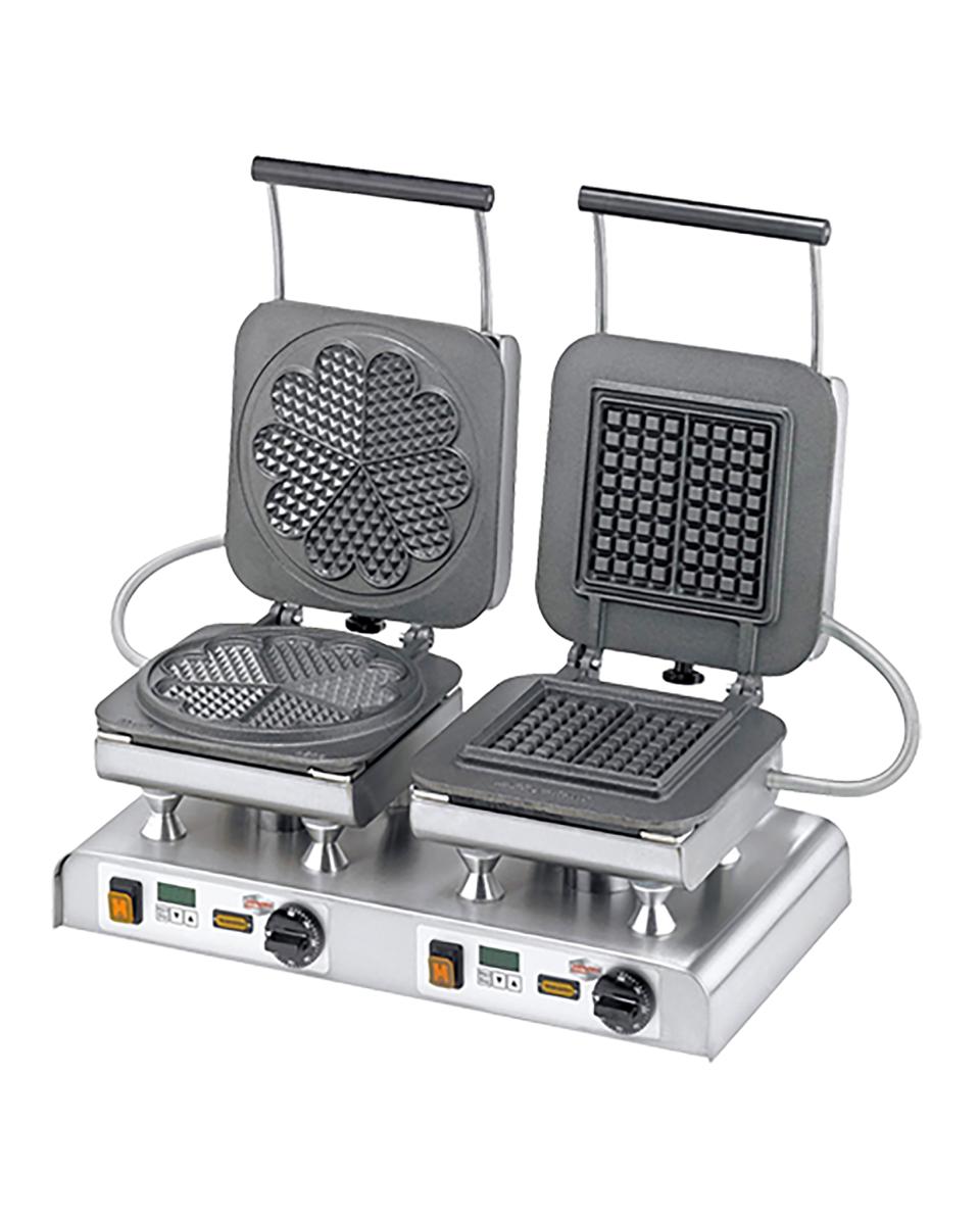 Multi Bakapparaat - H 32 x 60.5 x 45 CM - 19 KG - 380-415 V - 4400 W - Gietijzer - +50°C / +300°C - Neumärker - 308071