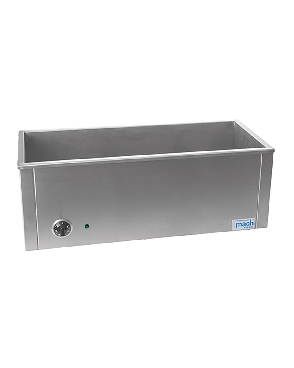 Bain Marie - H 29.1 x 72.3 x 34.5 CM - 13.6 KG - 220 - 240 V - 2000 W - RVS - Mach - 899003