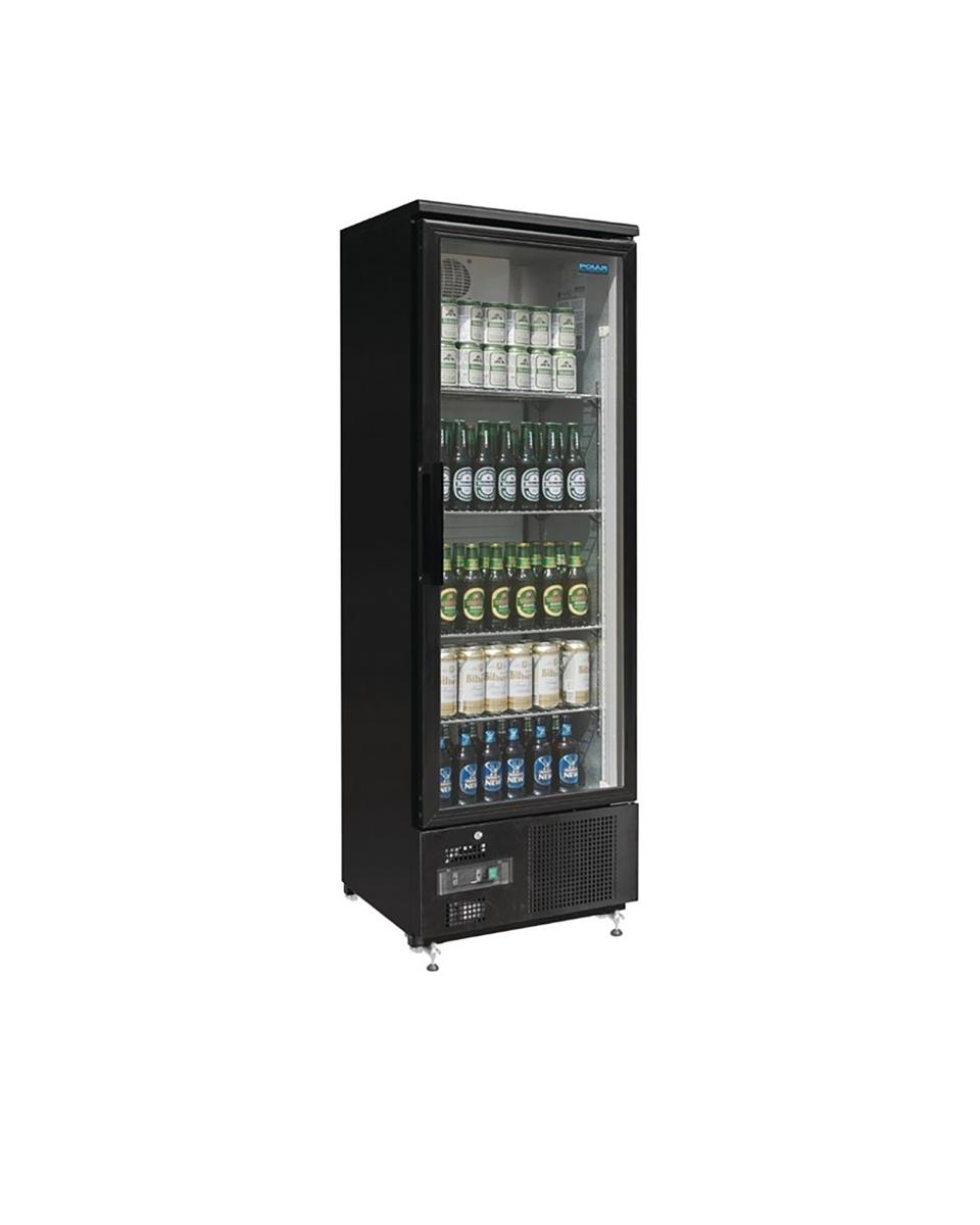 Koelkast glazen deur - 307 Liter - 1 deurs - H 187.2 x 60 x 51.4 CM - 300 W - 230 V - Polar - GJ447