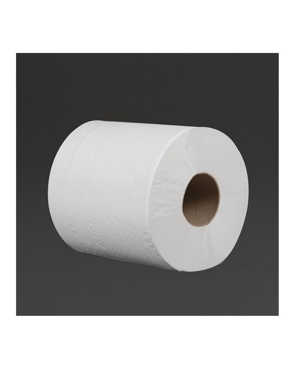 Handdoekenrol - 6 stuks - Wit - Ø 18 x H 18 CM - Papier - Jantex - DL920