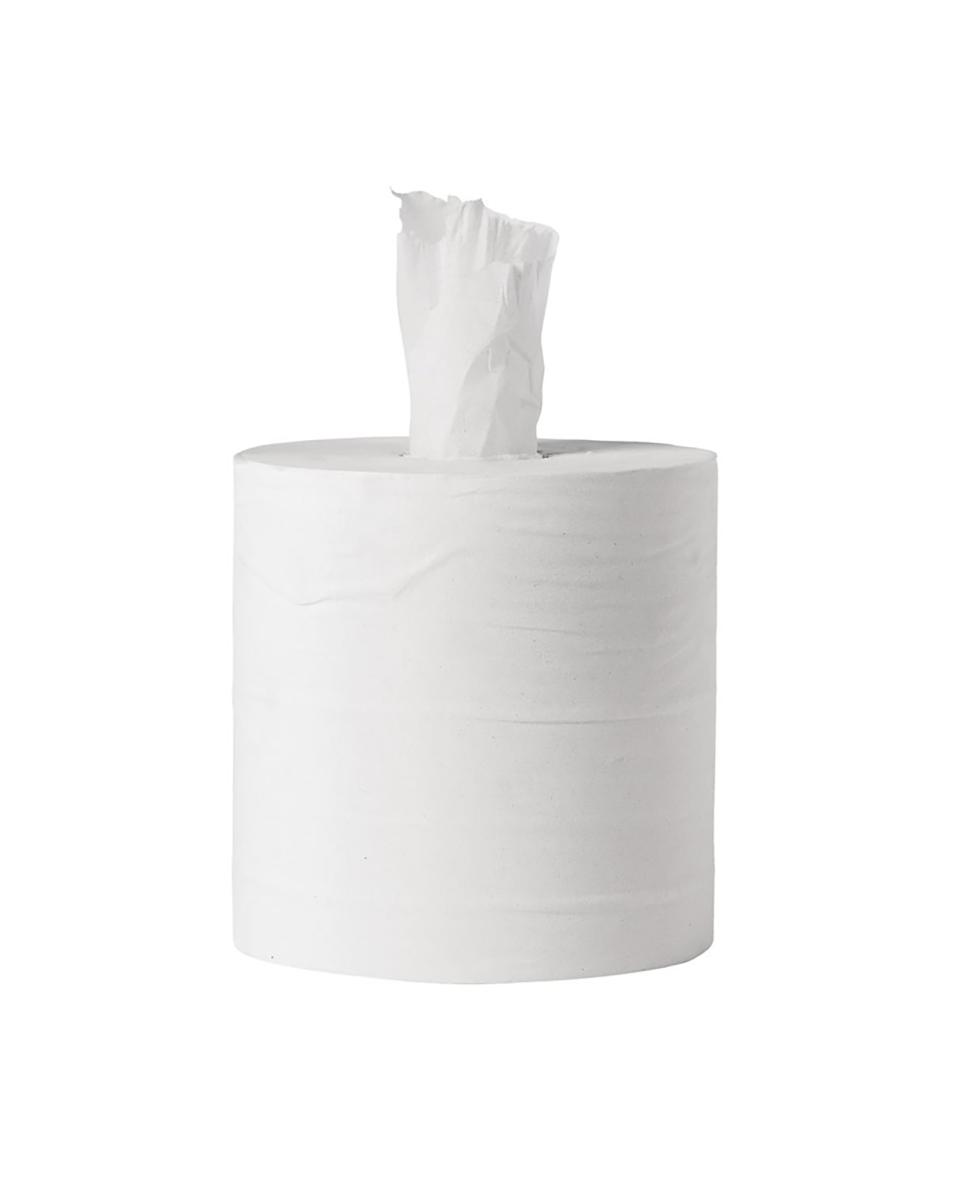 Handdoekenrol - 6 stuks - Wit - 28.8 x 28800 CM - Papier - Jantex - GD834