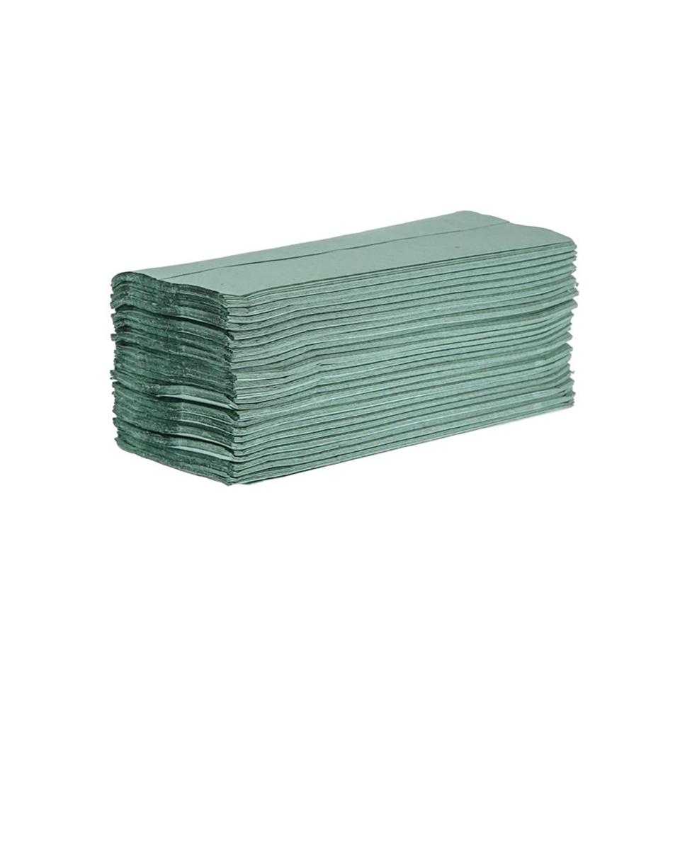 Papieren handdoeken - 12 stuks - Groen - 24.1 x 22.9 x 24 CM - Papier - Jantex - DL923