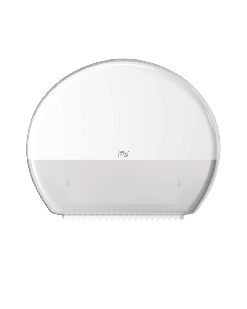 Toiletroldispenser - Jumbo - Wit - H 36 x 43.7 x 13.3 CM - Kunststof - Tork - DB464