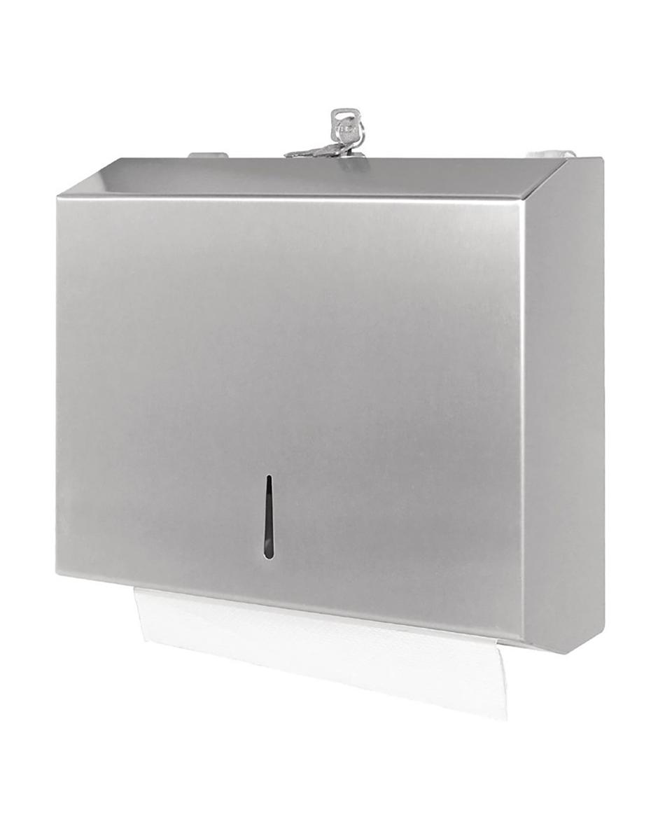 Handdoekdispenser - H 28.5 x 26 x 11 CM - RVS - Jantex - GJ033