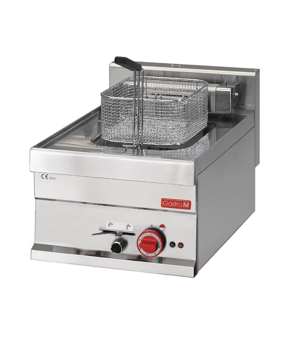 Friteuse - 650 Line - Elektrisch - 10 Liter - H 28 x 40 x 65 CM - 7.5 kW - 400 V - RVS - Gastro M - GL921