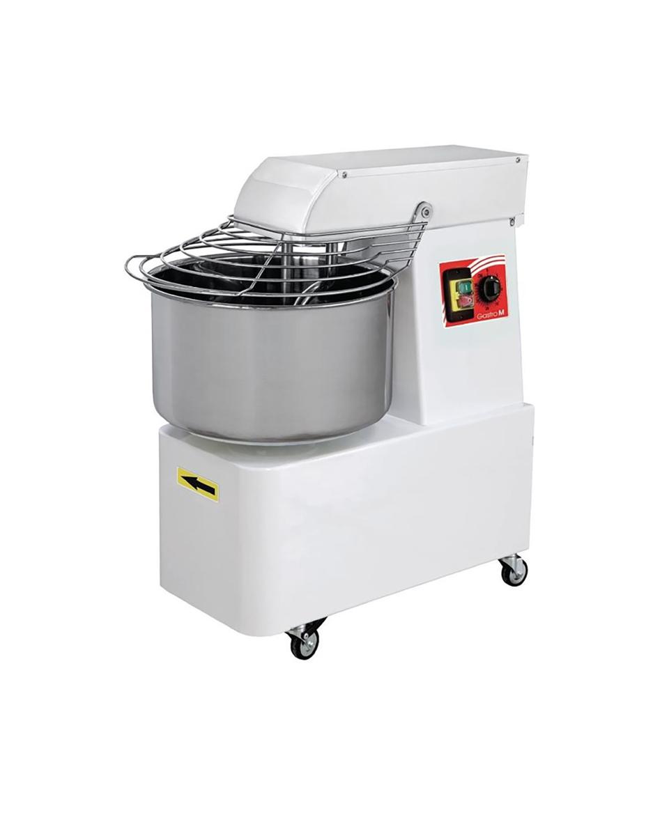 Spiraalmixer - H 70.5 x 39.5 x 62.5 CM - 230 V - Staal - Gastro M - DS187