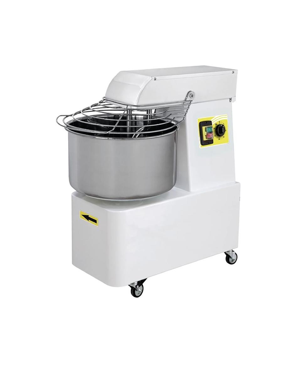 Spiraalmixer - H 79.5 x 41.5 x 73.5 CM - 230 V - Staal - Gastro M - DS188