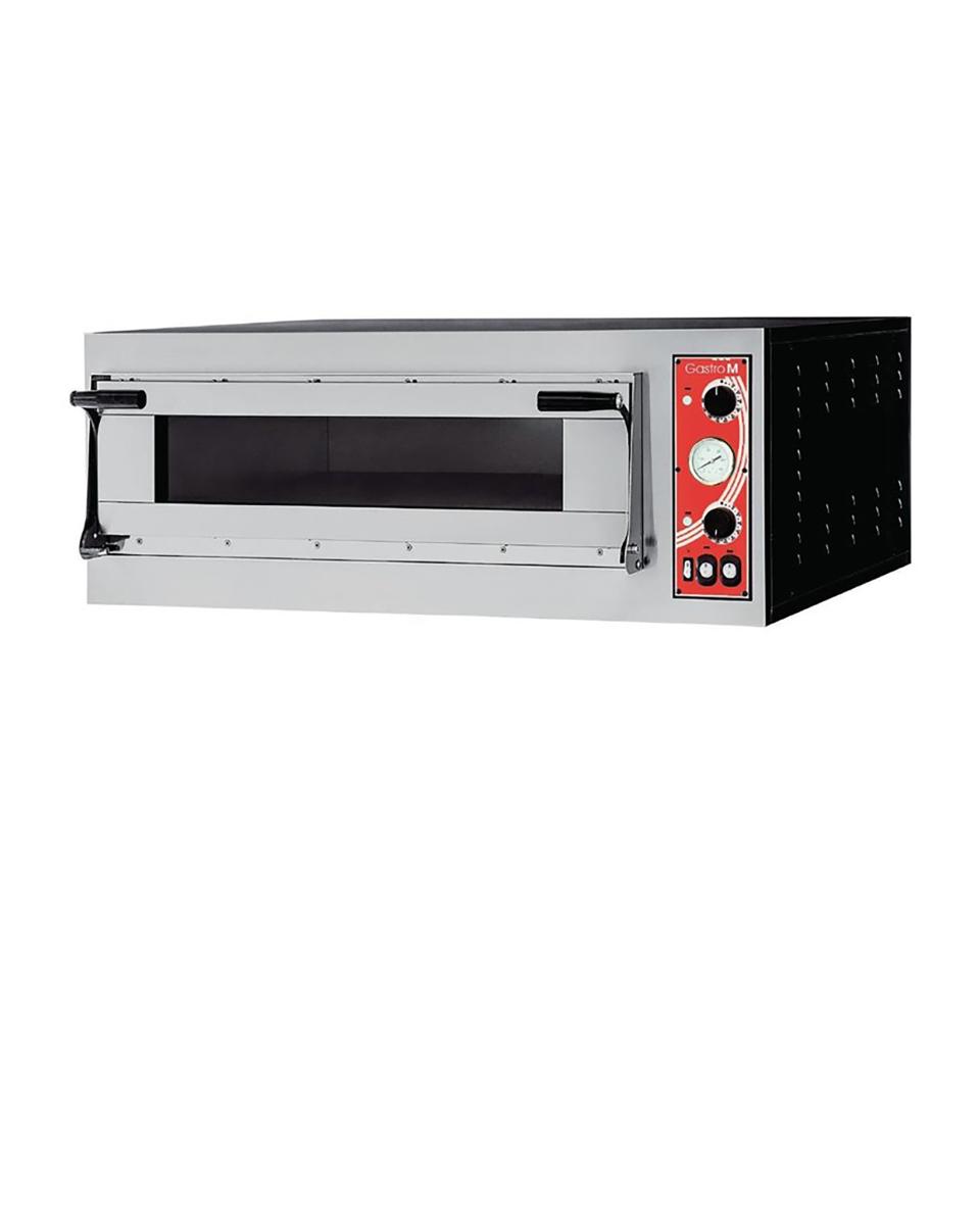 Pizzaoven - 1 kamer - H 41.3 x 100 x 95.5 CM - 3000 W - 400 V - Gastro M - GR215