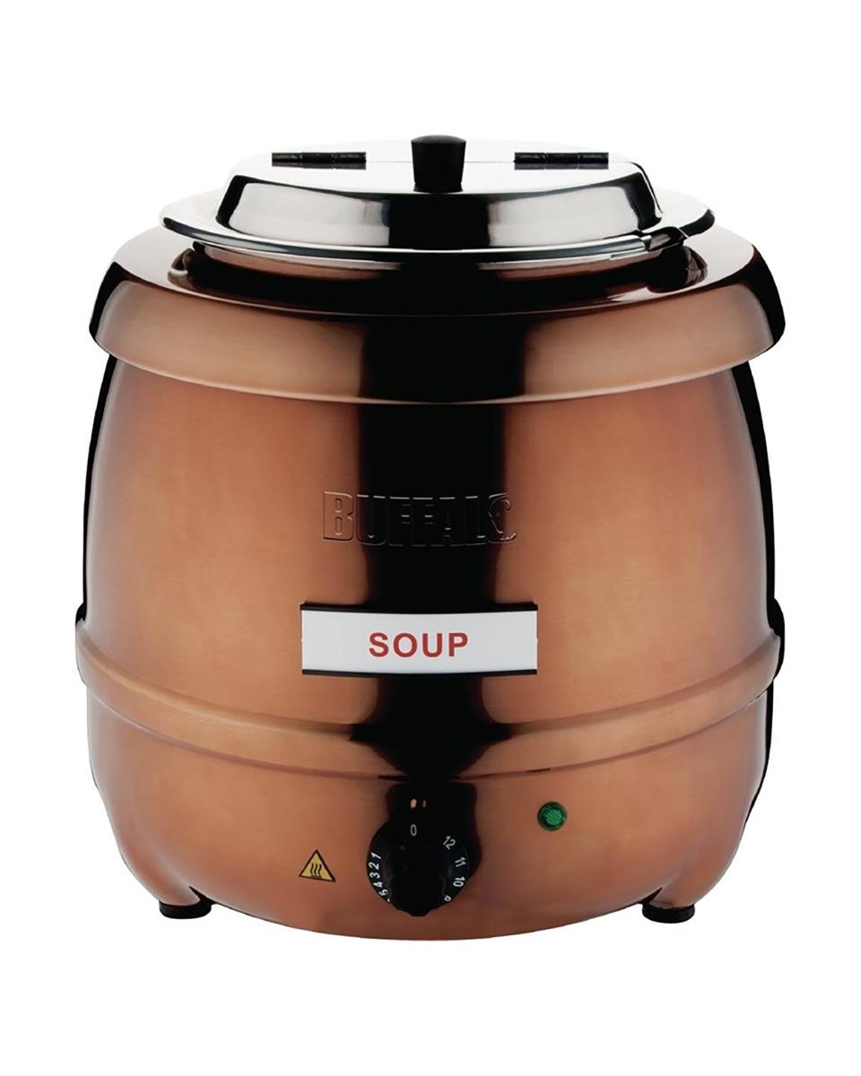 Soepketel - 10 Liter - Ø 33 x H 37.5 CM - 400 W - 230 V - Buffalo - CP851