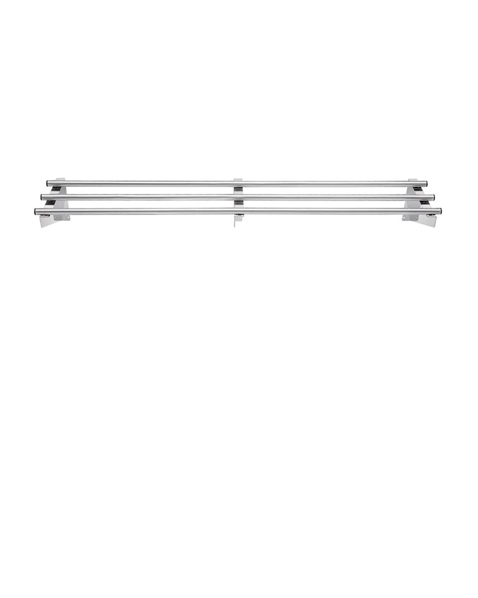 Wandplank - H 22.5 x 150 x 30 CM - RVS - Vogue - CD552